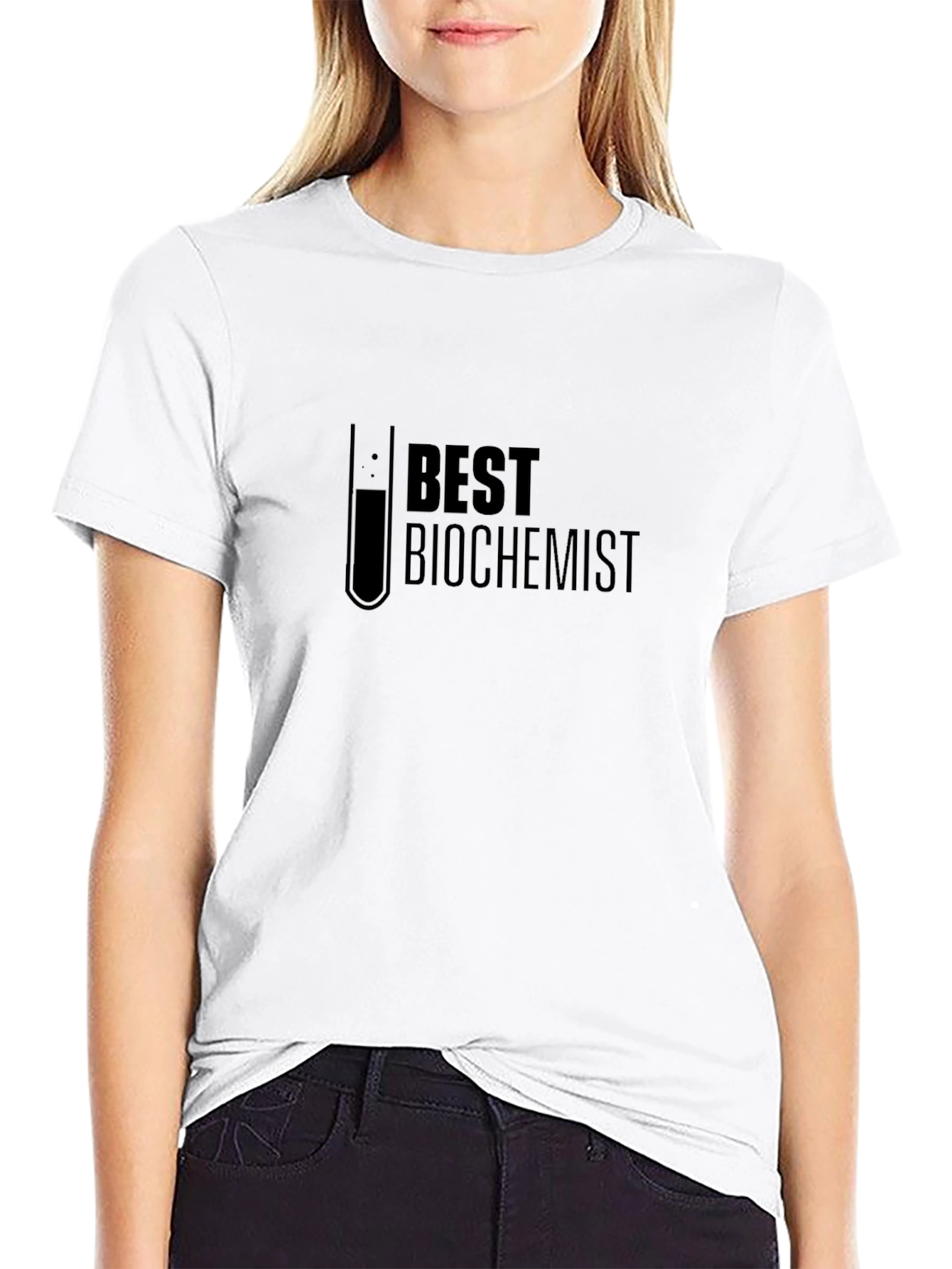Best Biochemist T-Shirt - Black Science Tee