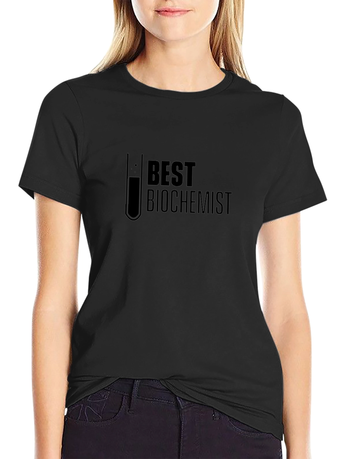 Best Biochemist T-Shirt - Black Science Tee
