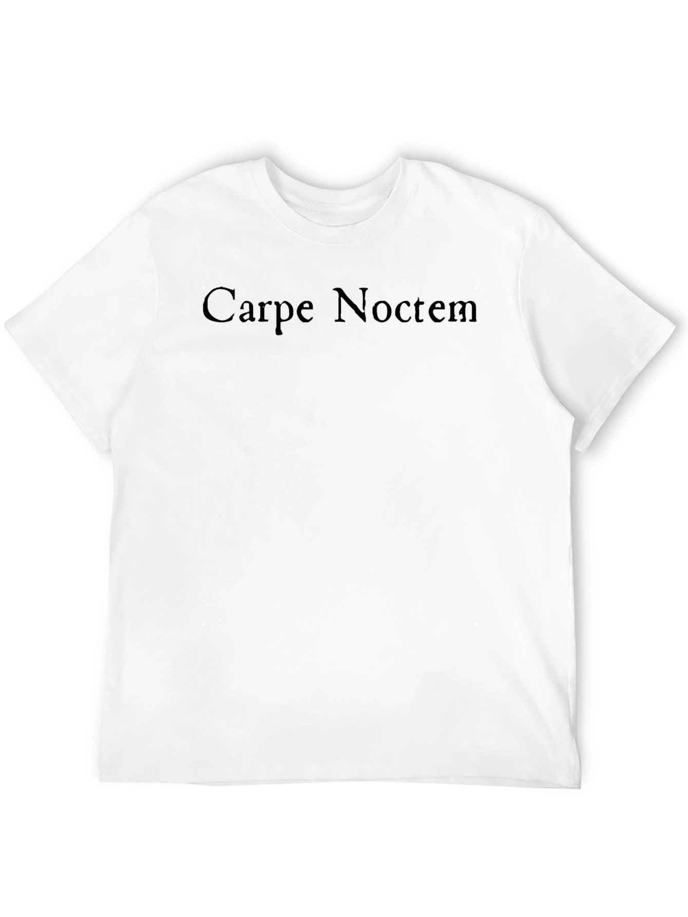 Carpe Noctem Black T-Shirt - Seize the Night!