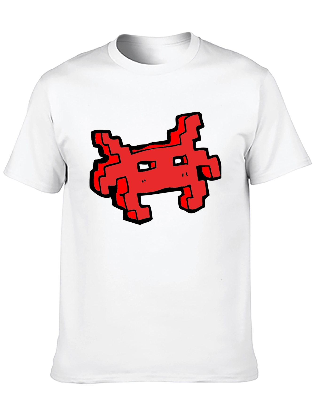 Pixel Art Graphic Tee - Retro Gaming Style