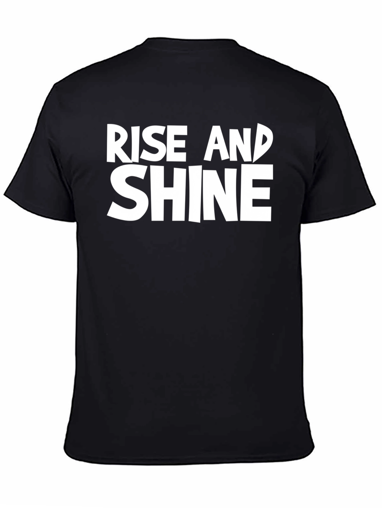 Rise and Shine Graphic Print Mens T-Shirt