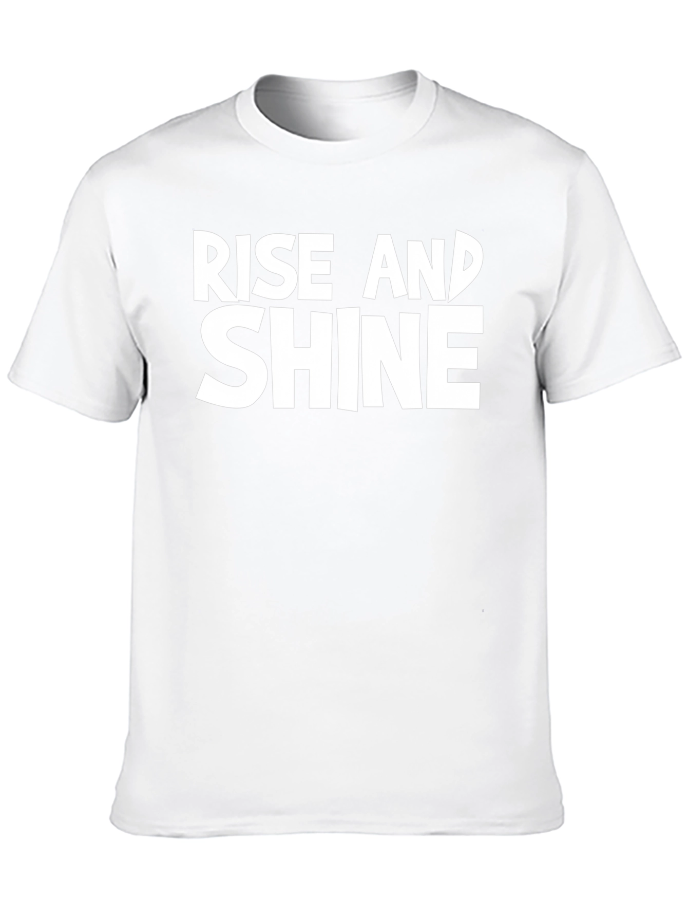 Rise and Shine Graphic Print Mens T-Shirt