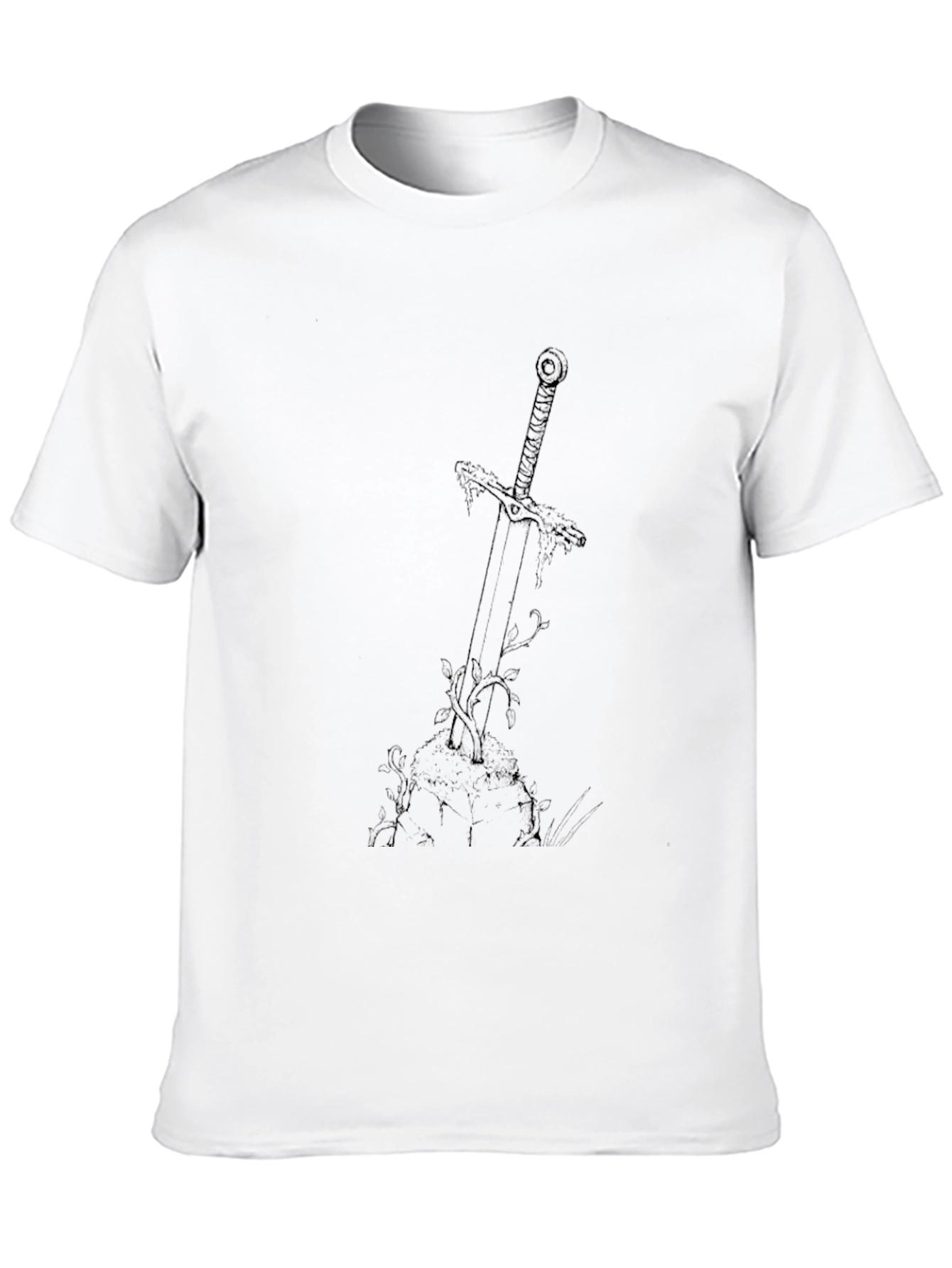 Sword in Stone Graphic Tee - Black