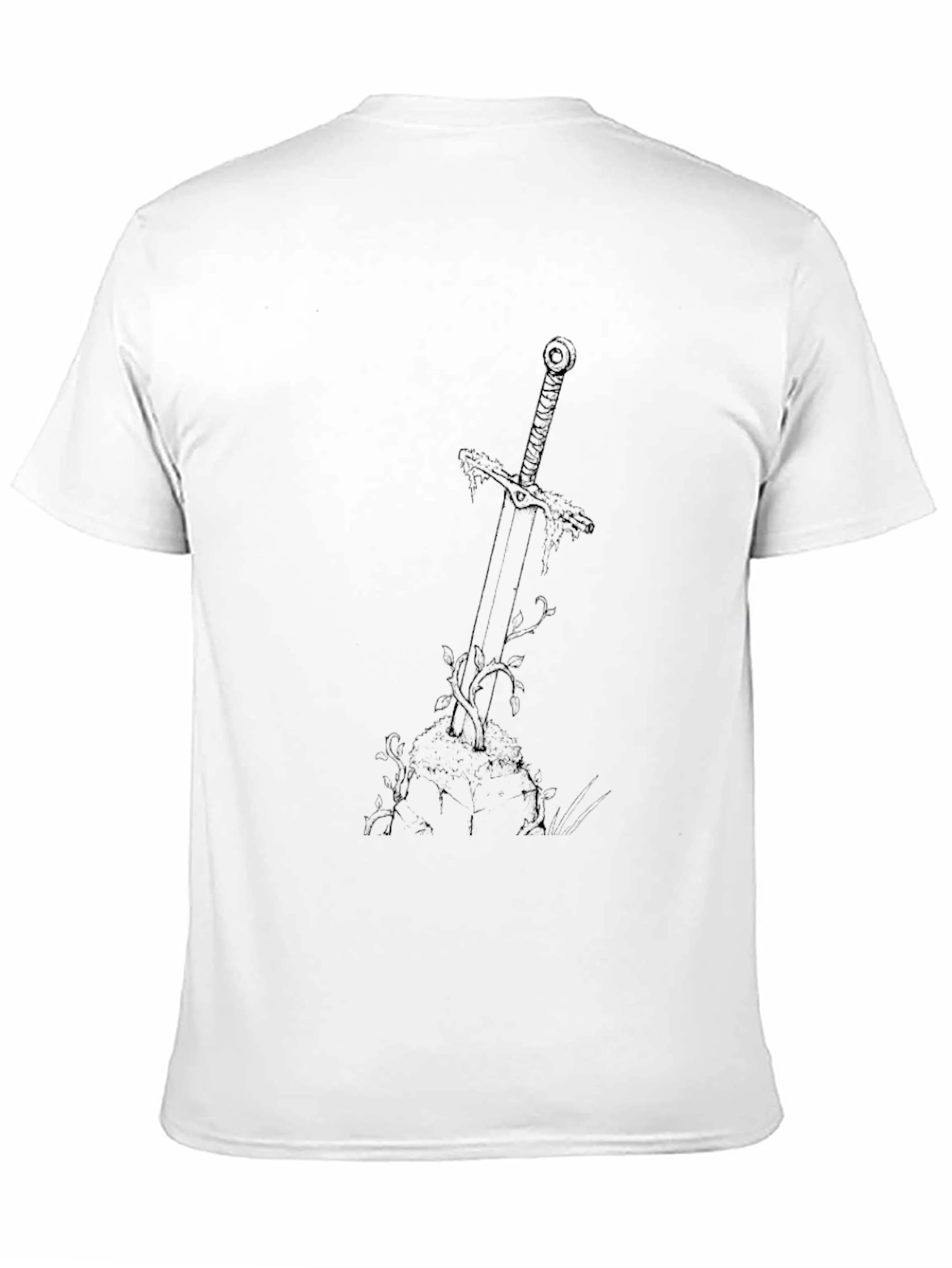 Sword in Stone Graphic Tee - Black