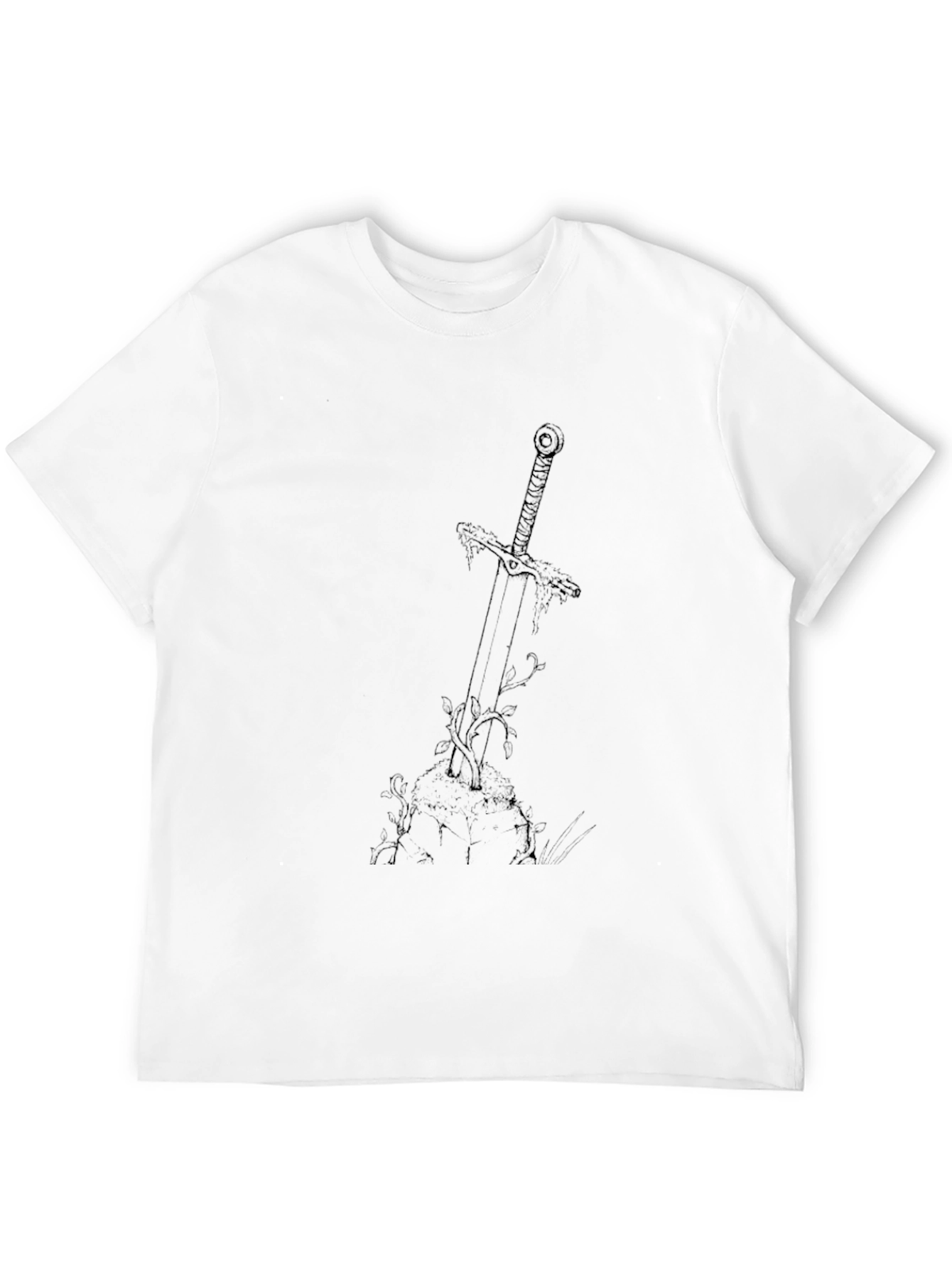 Sword in Stone Graphic Tee - Black
