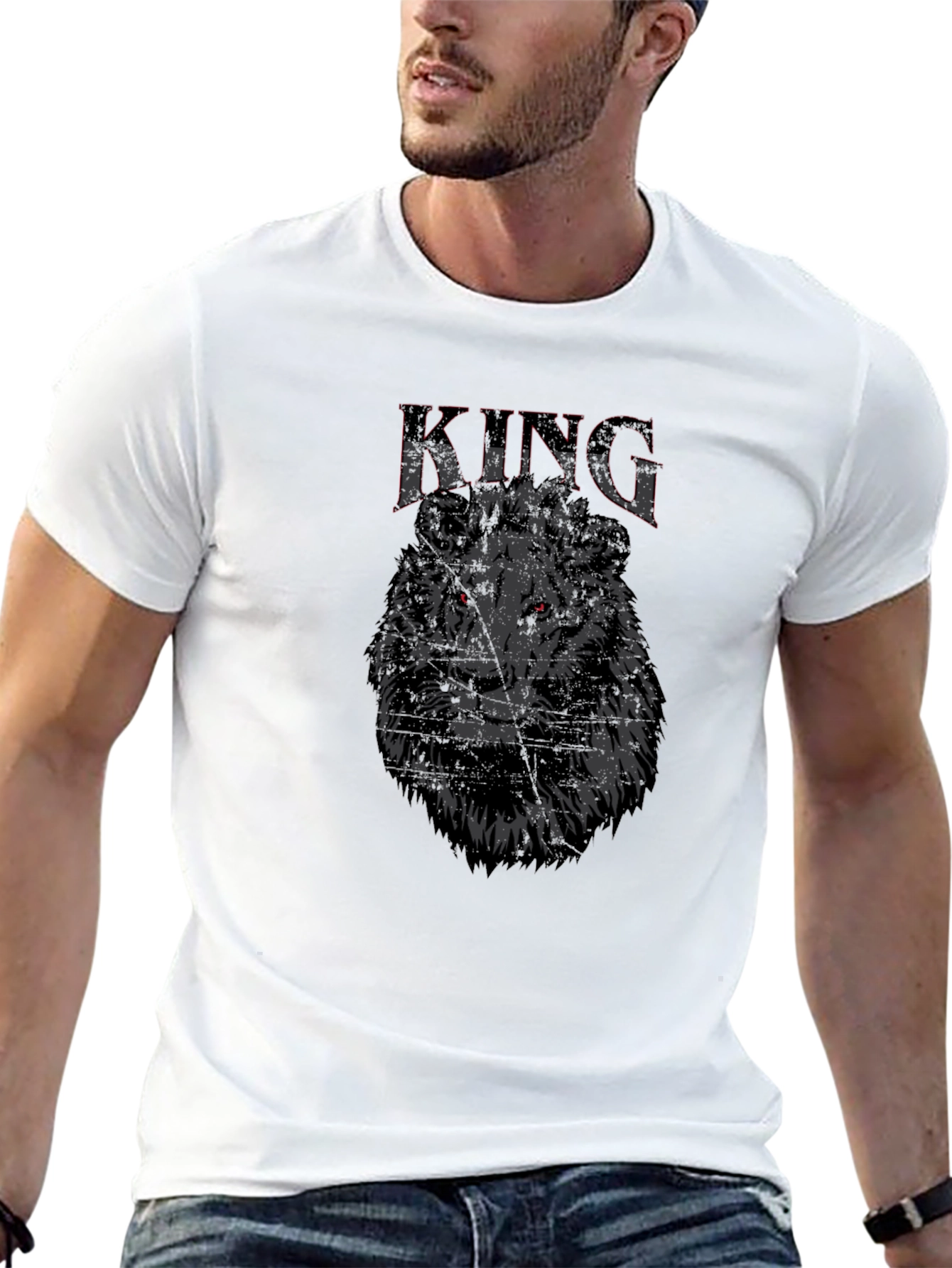 Lion King Graphic T-Shirt - Black