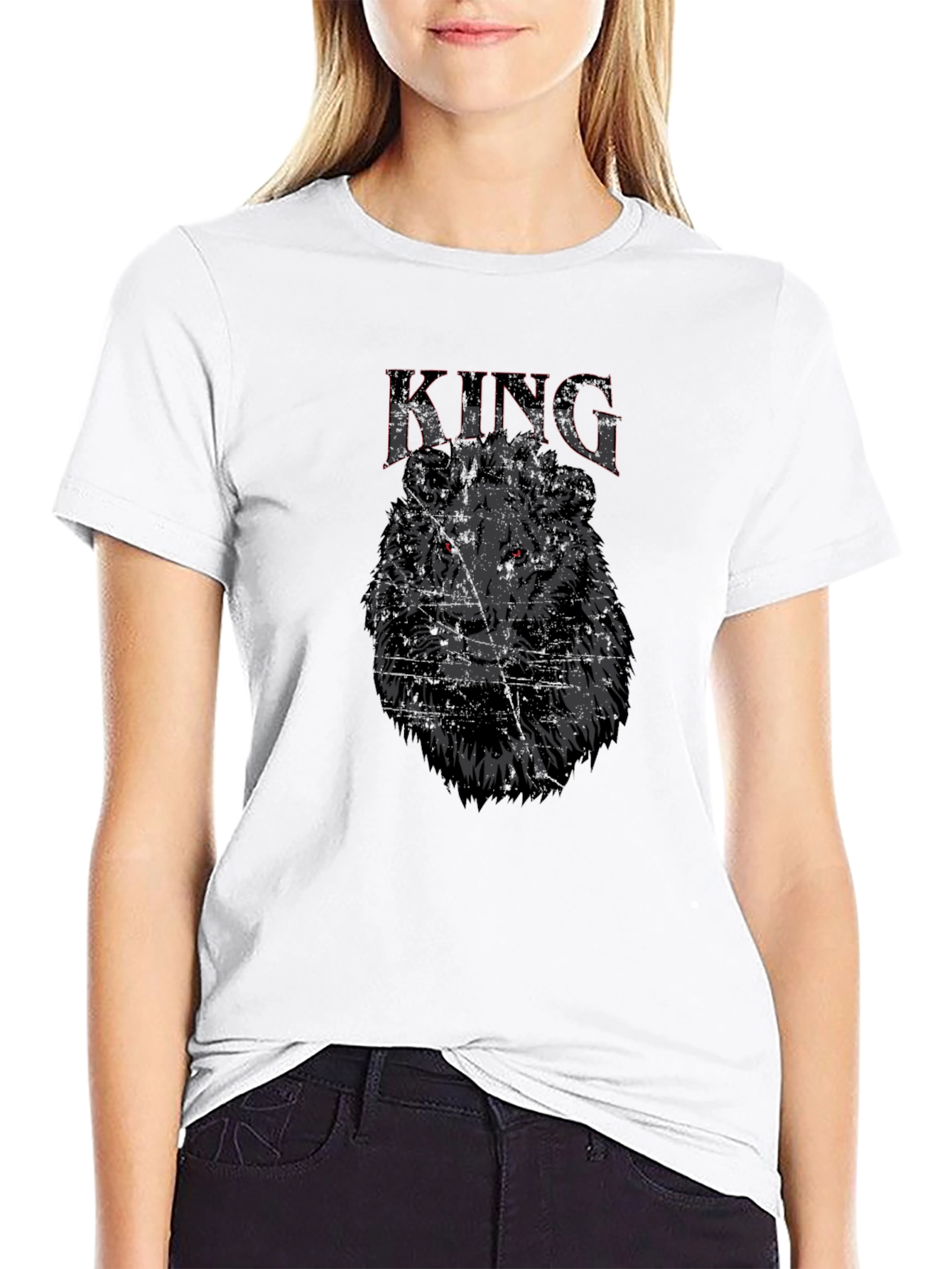 Lion King Graphic T-Shirt - Black