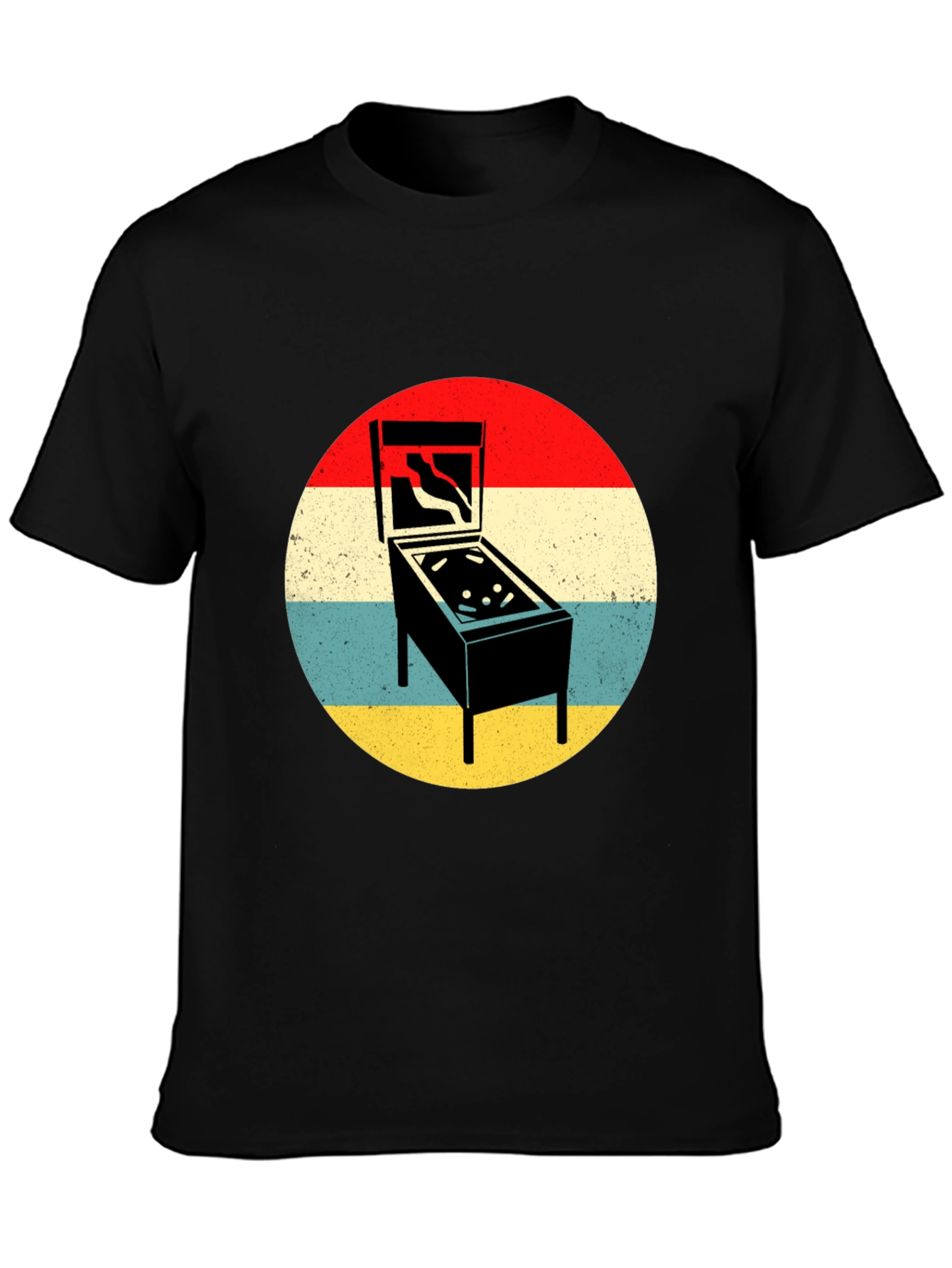 Retro Pinball Machine Graphic T-Shirt
