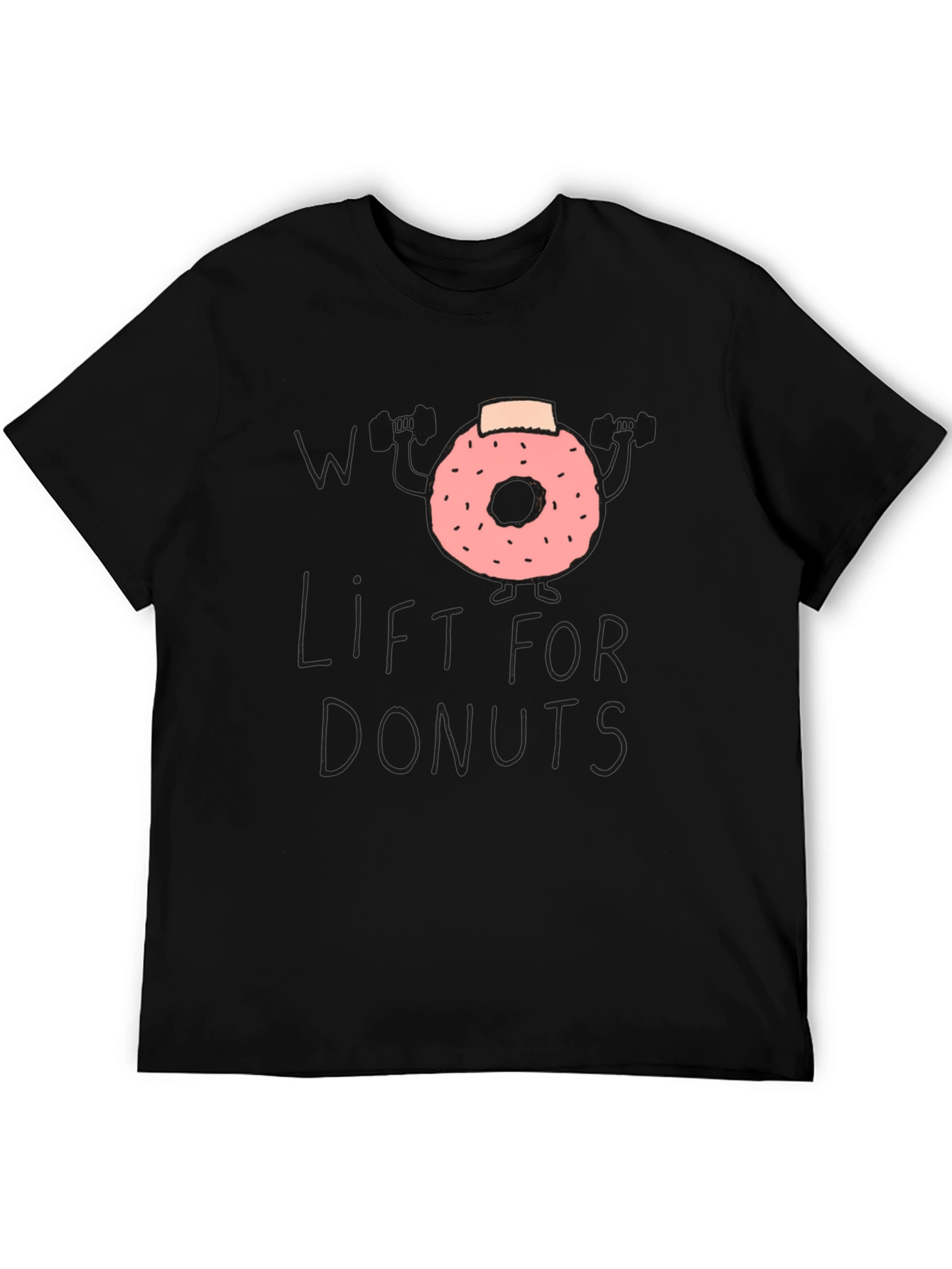 Weightlifting Donut T-Shirt - Workout Humor