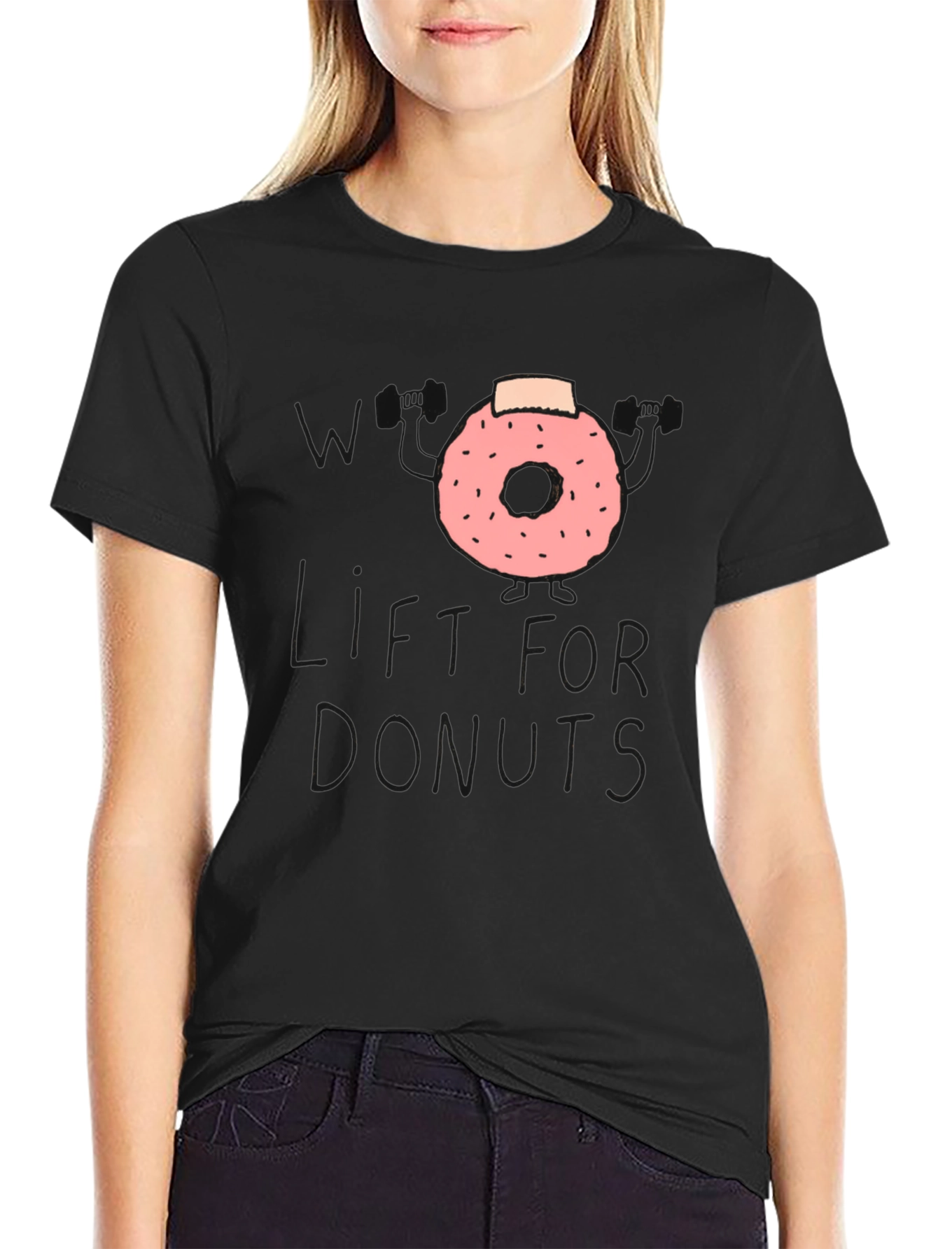 Weightlifting Donut T-Shirt - Workout Humor