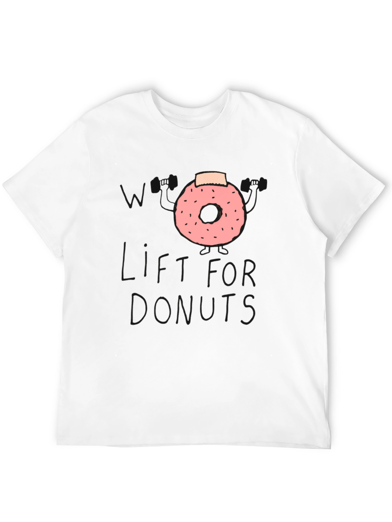 Weightlifting Donut T-Shirt - Workout Humor