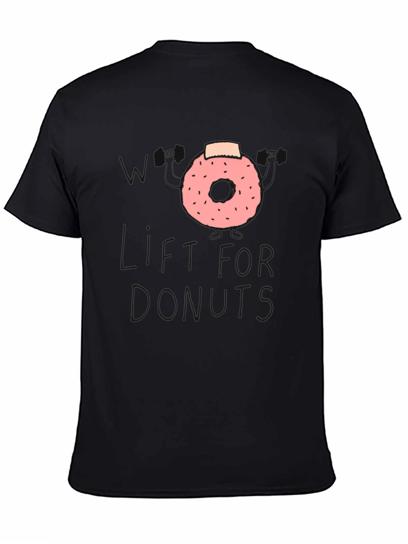 Weightlifting Donut T-Shirt - Workout Humor