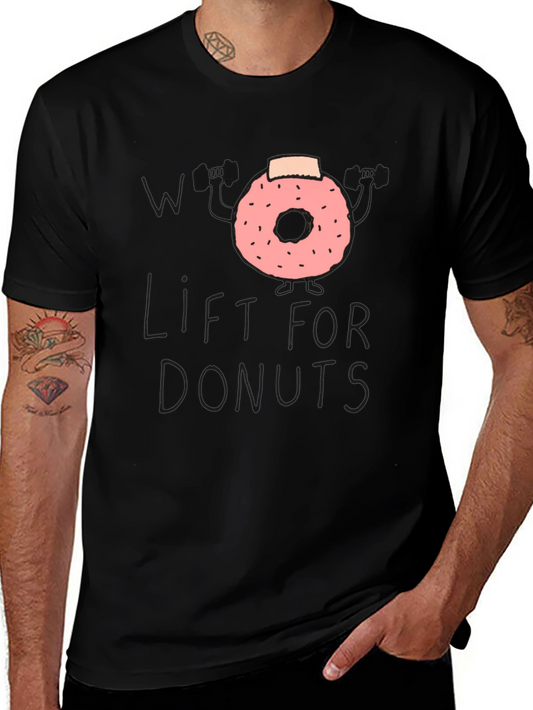 Weightlifting Donut T-Shirt - Workout Humor