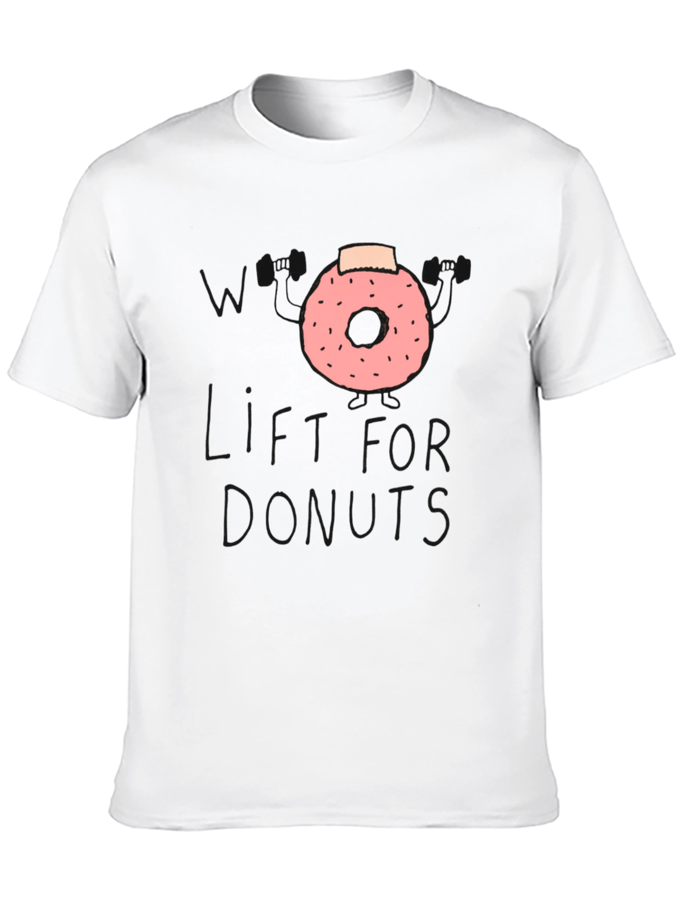 Weightlifting Donut T-Shirt - Workout Humor