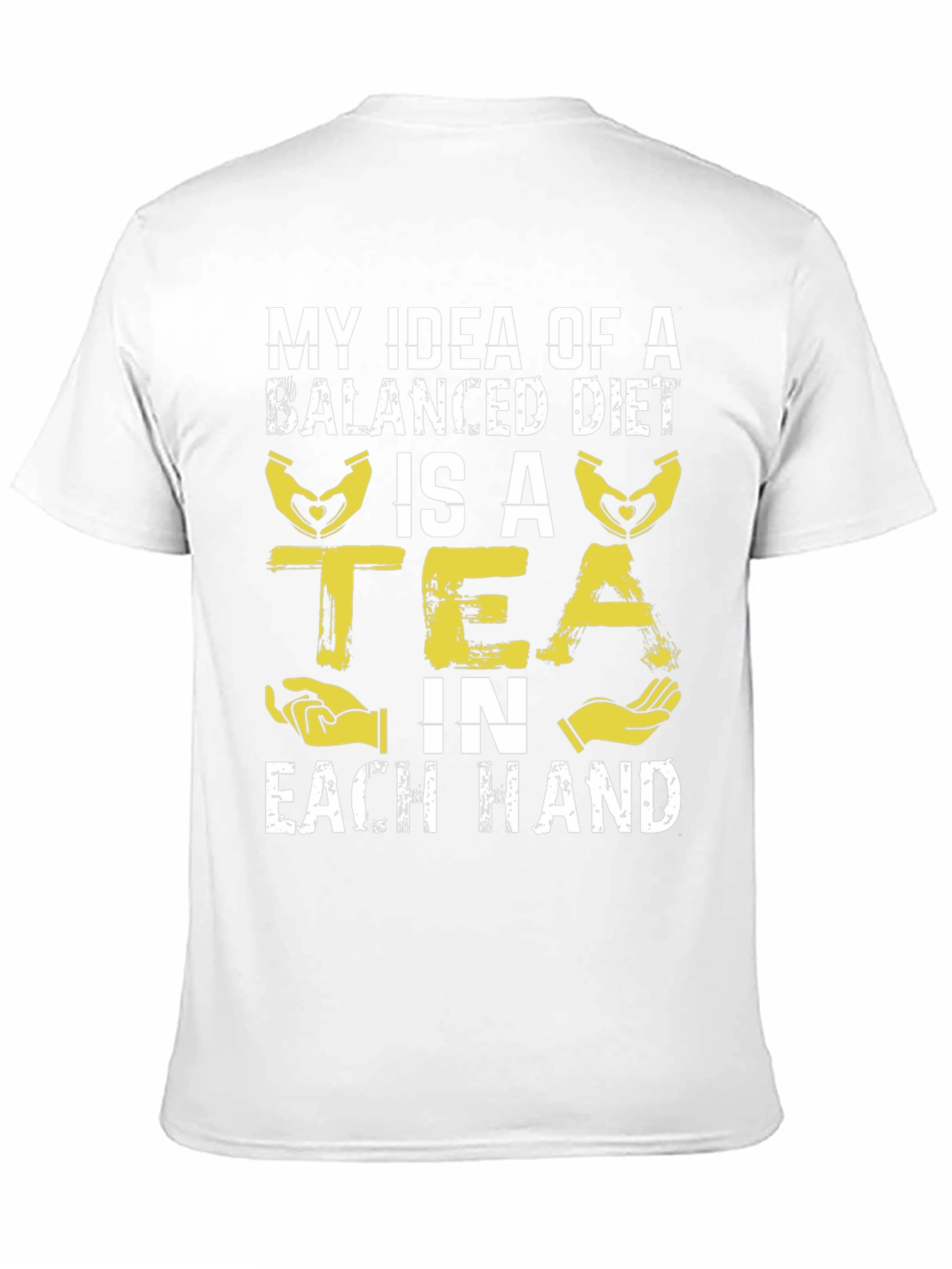 Funny Balanced Diet Tea Lover T-Shirt