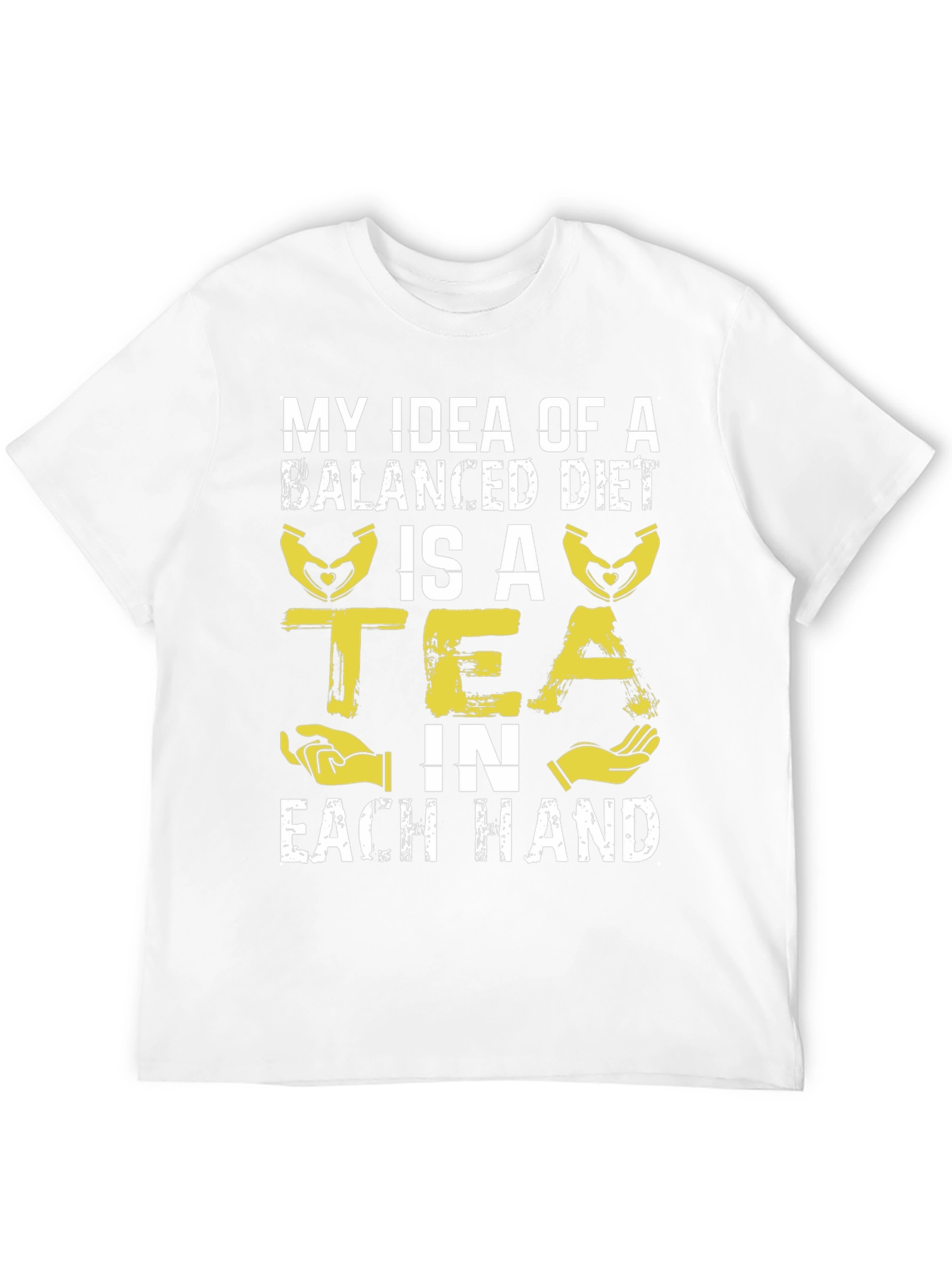 Funny Balanced Diet Tea Lover T-Shirt