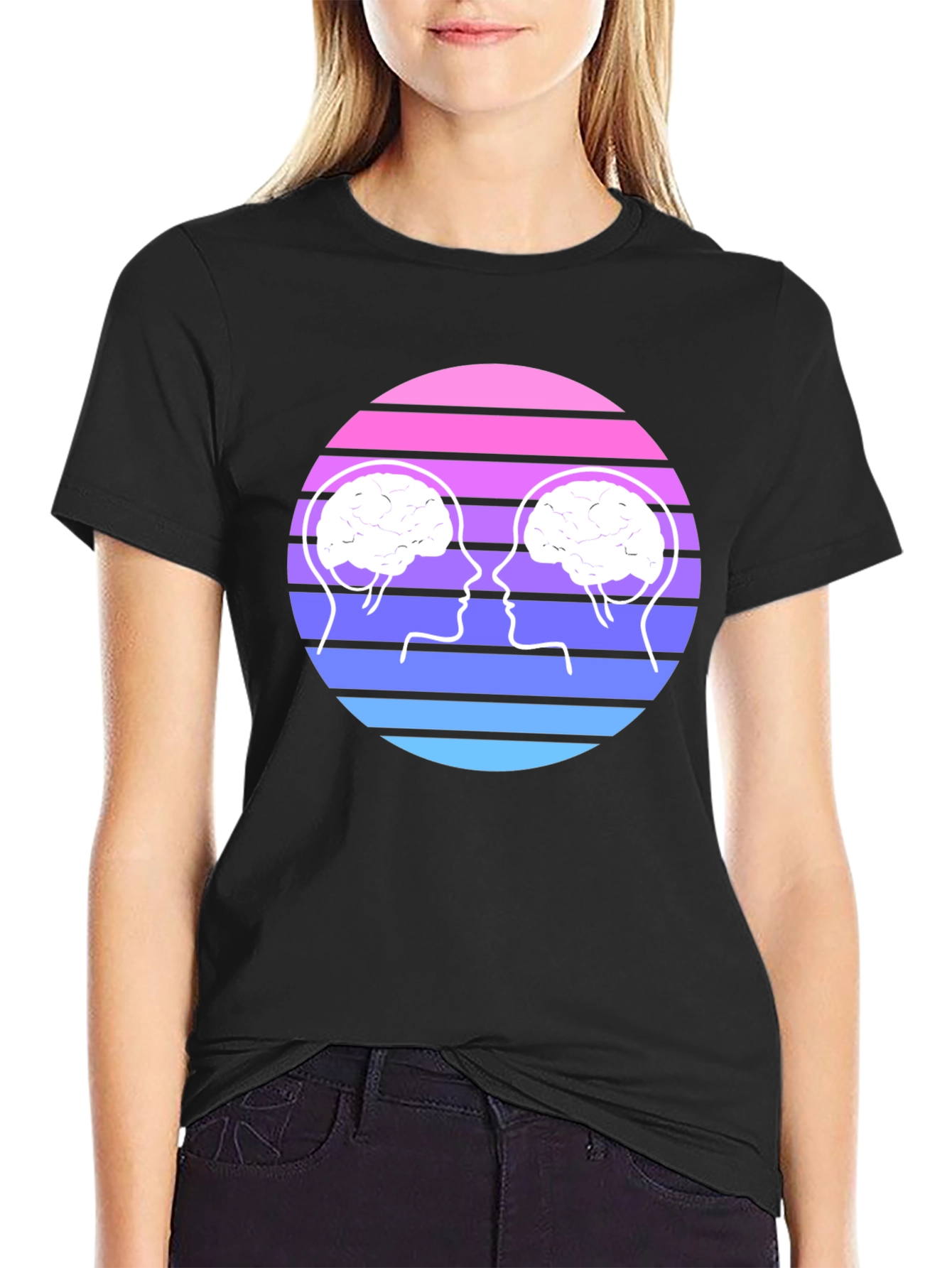 Brain Connection Graphic Tee - Unisex Cotton T-Shirt