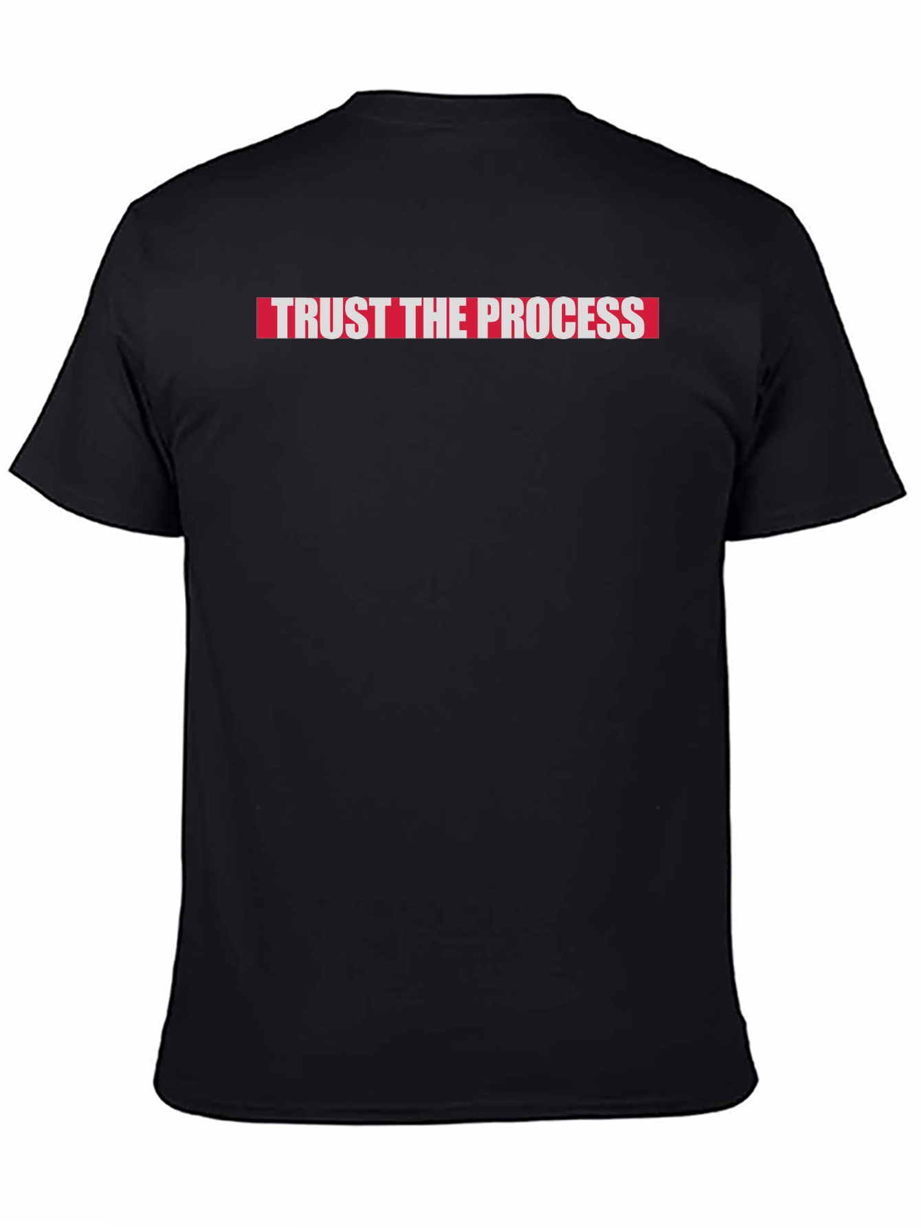 Trust The Process T-Shirt Black Cotton Tee