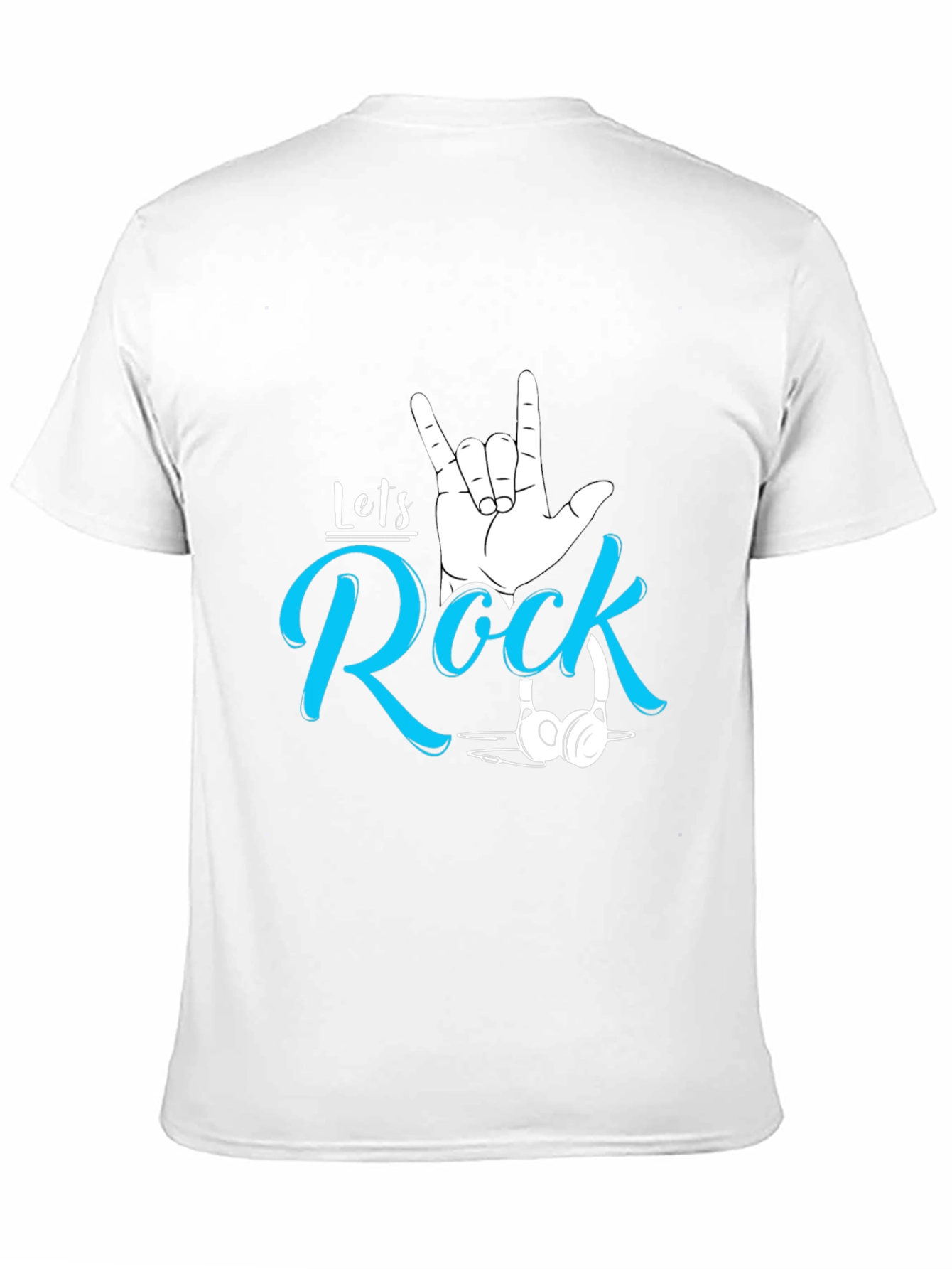 Lets Rock Graphic Tee - Stylish Music Lover T-Shirt