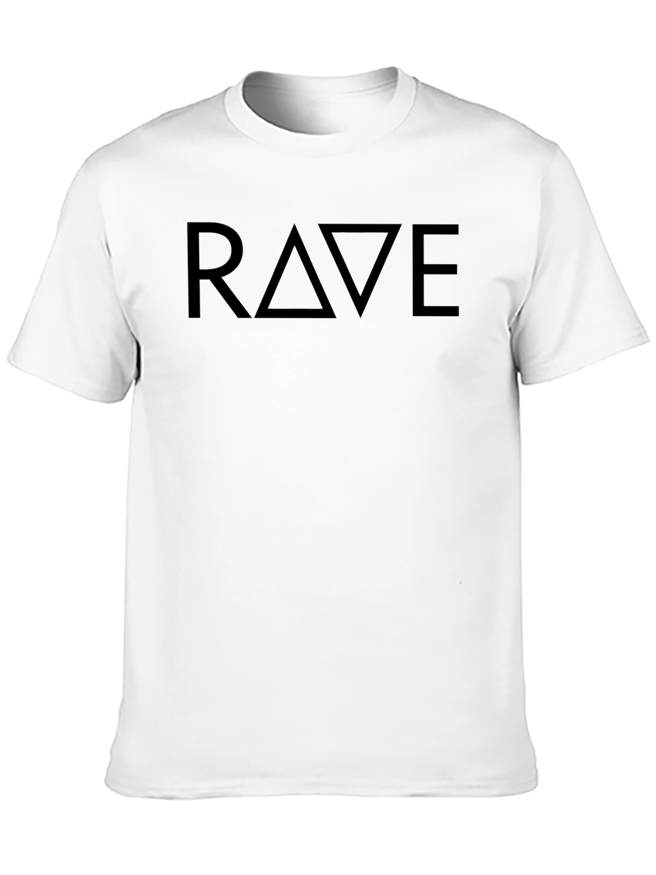 Black Rave T-Shirt - Edgy & Stylish Streetwear
