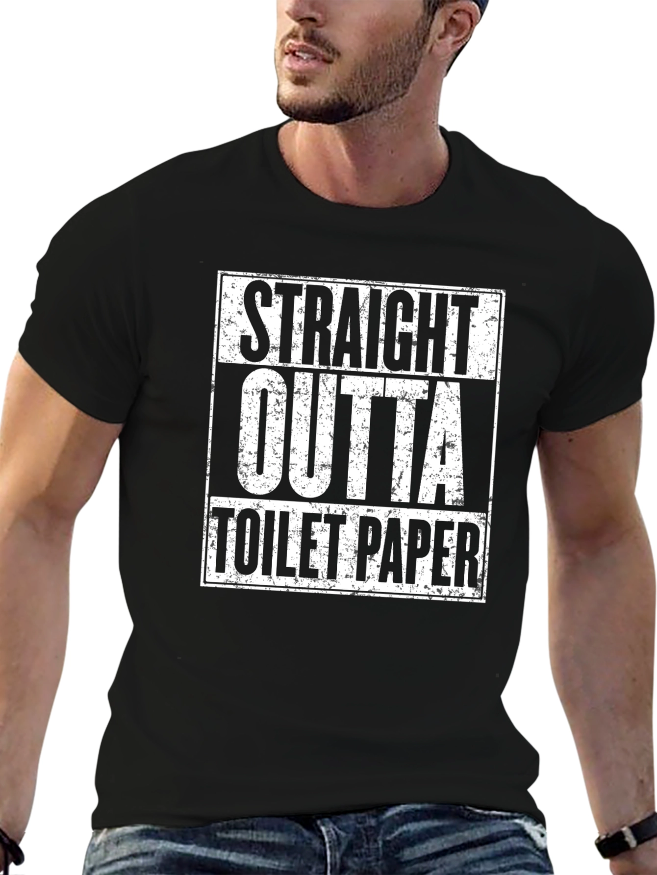 Straight Outta Toilet Paper Graphic Tee