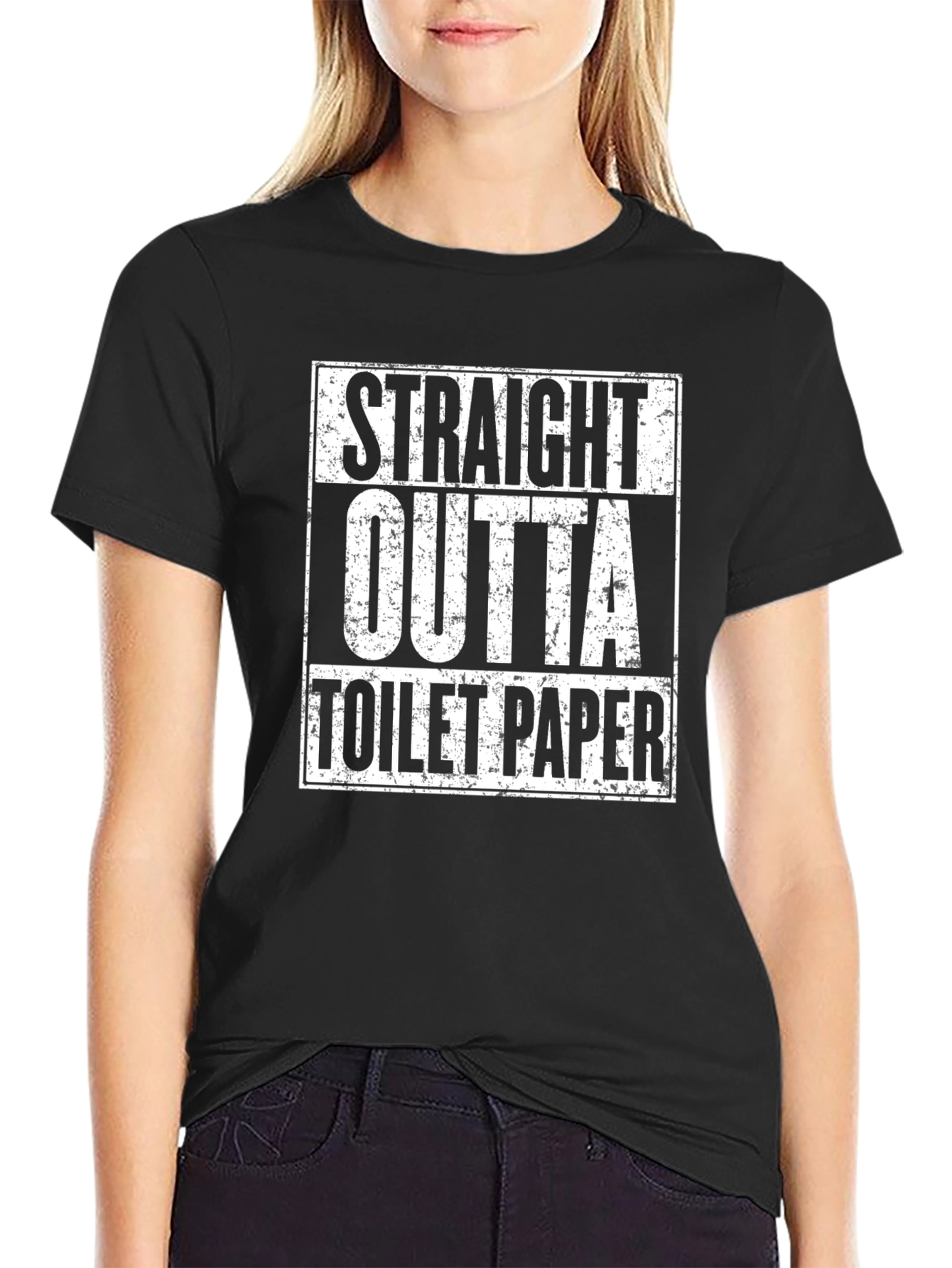 Straight Outta Toilet Paper Graphic Tee