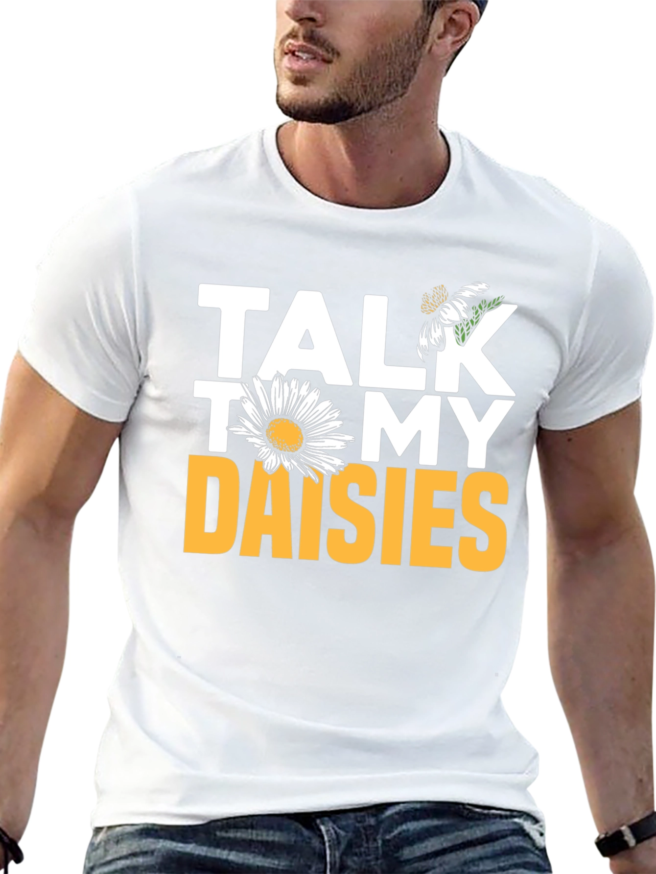 Talk To My Daisies Graphic Tee