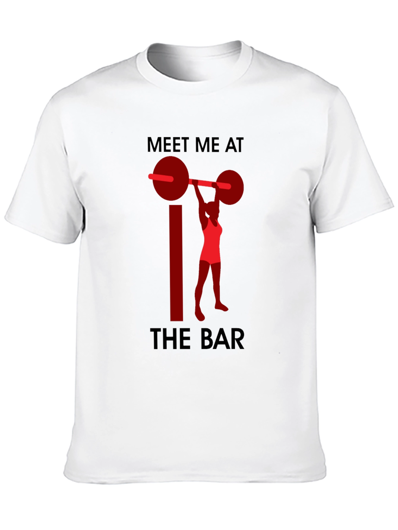 Meet Me at the Bar Weightlifting Graphic T-Shirt