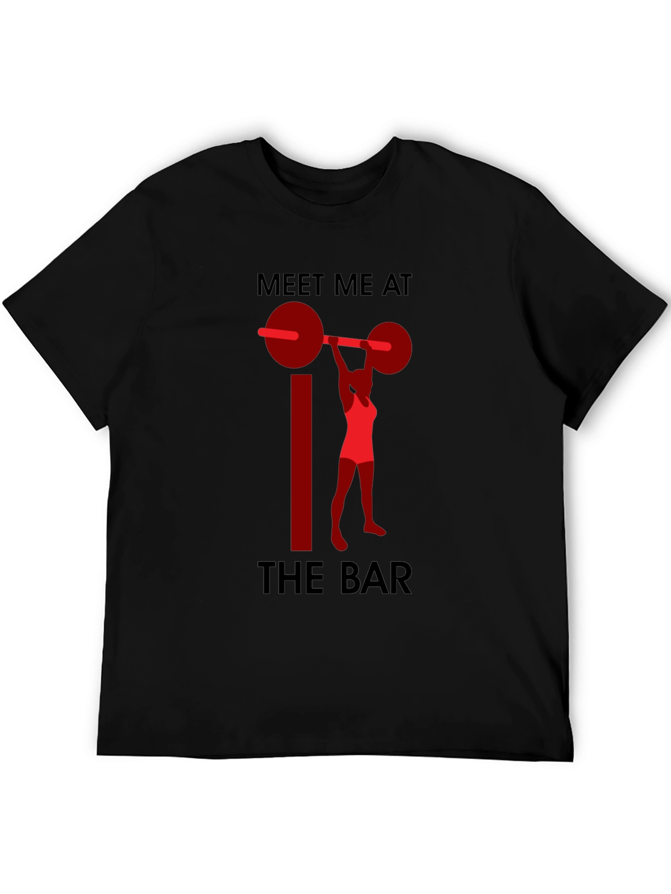 Meet Me at the Bar Weightlifting Graphic T-Shirt