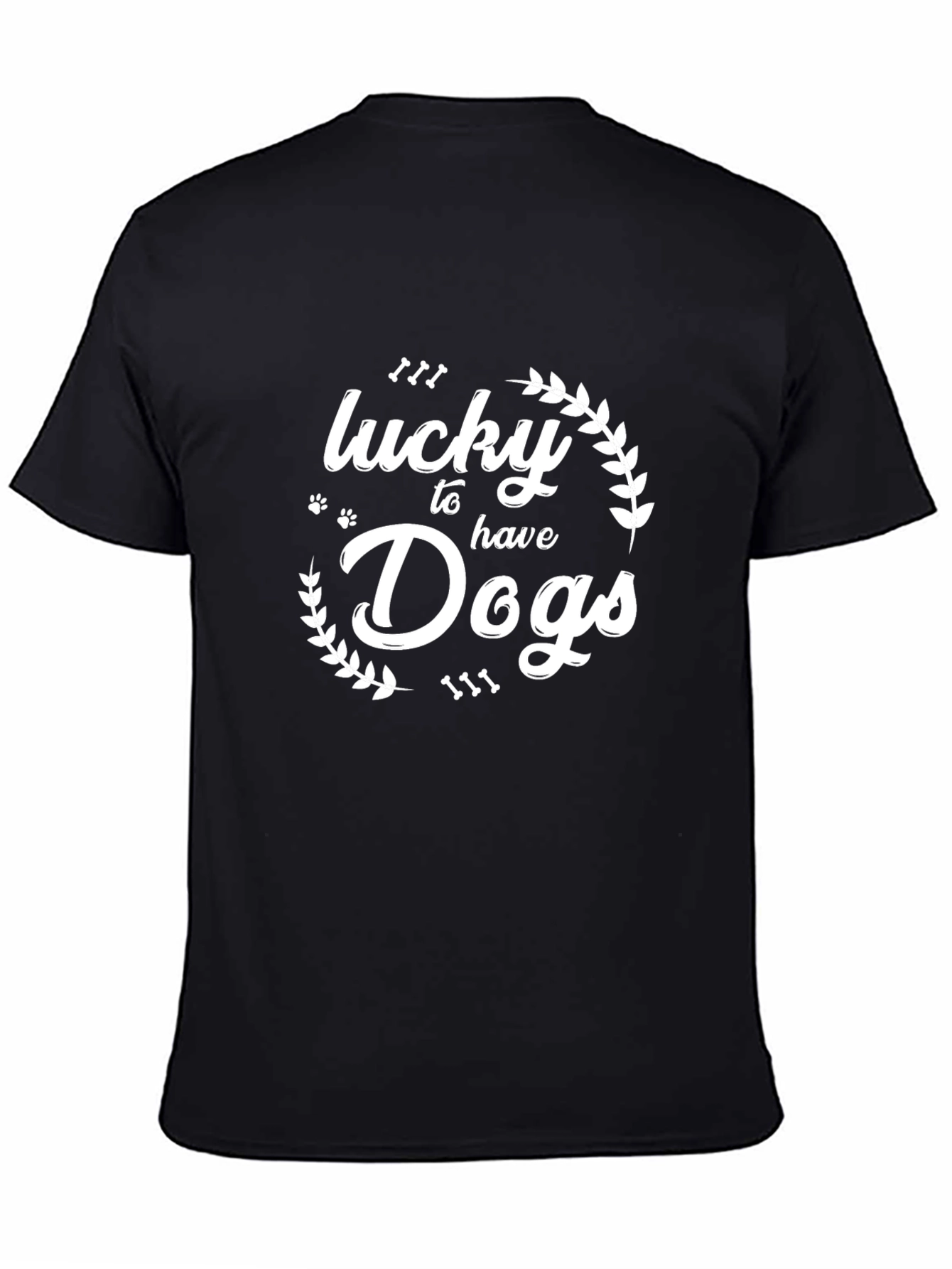 Lucky To Have Dogs Graphic Tee