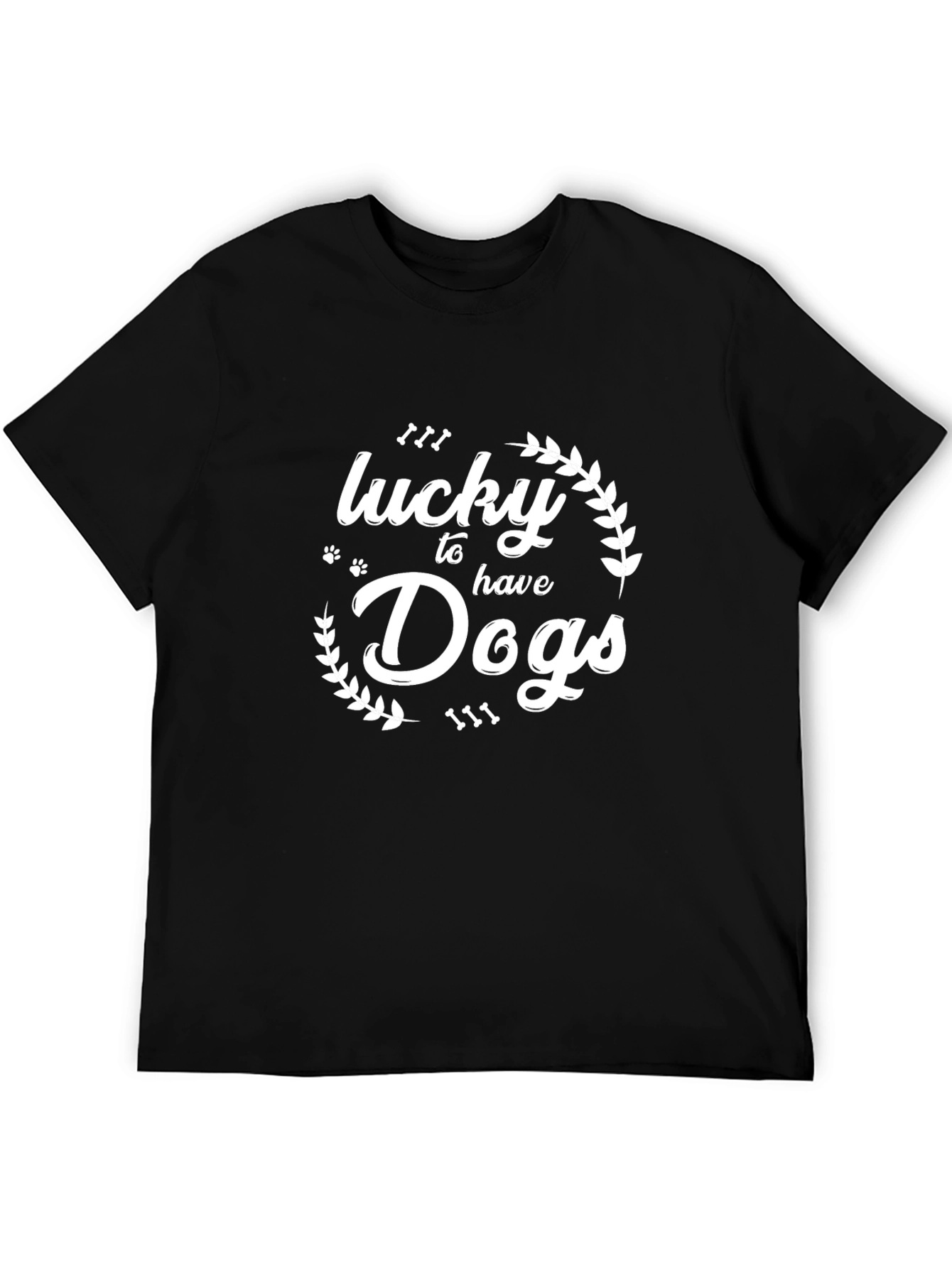 Lucky To Have Dogs Graphic Tee