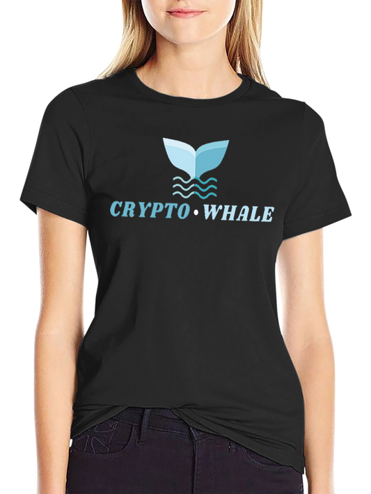 Crypto Whale Black Graphic Tee