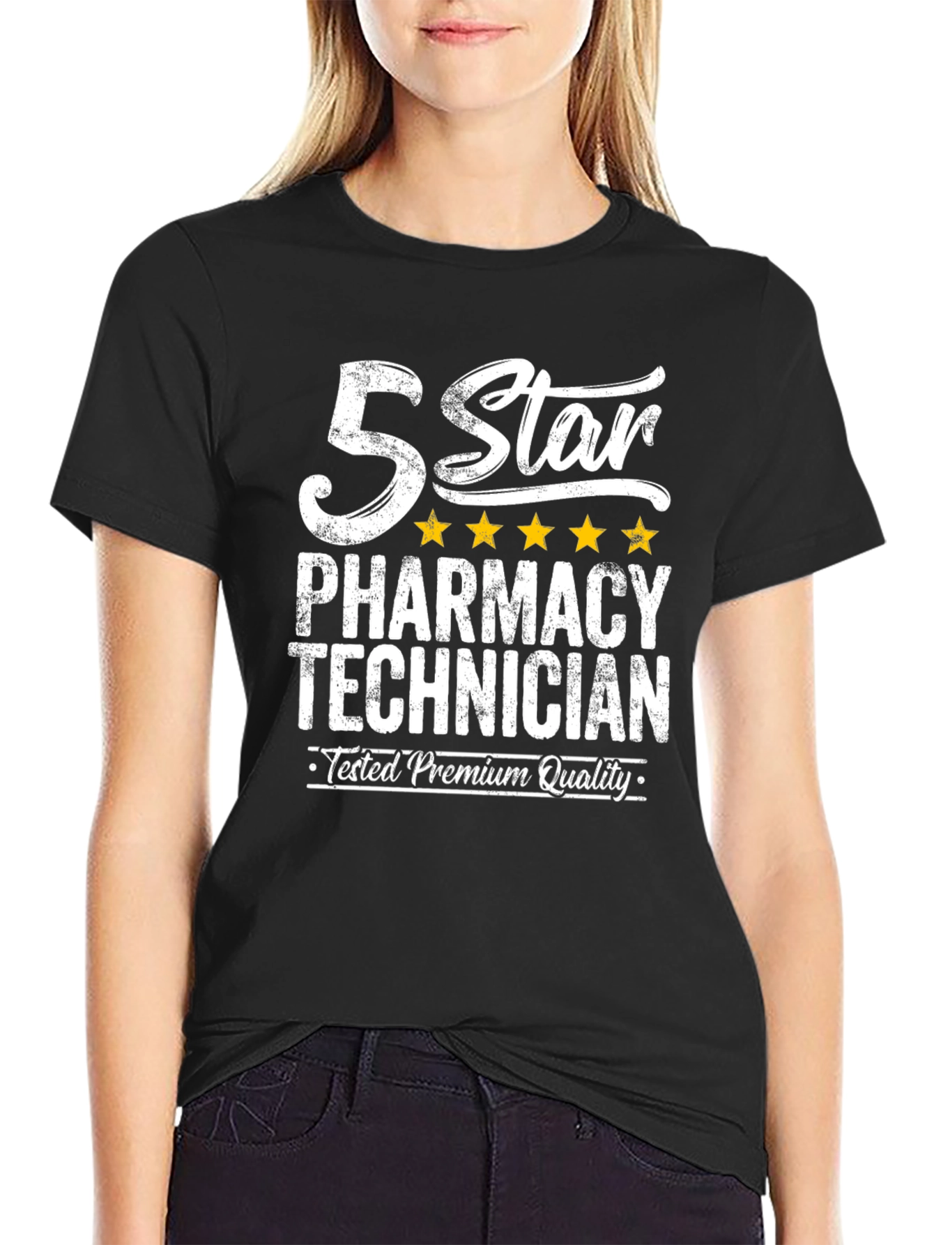 5 Star Pharmacy Technician T-Shirt Premium Quality