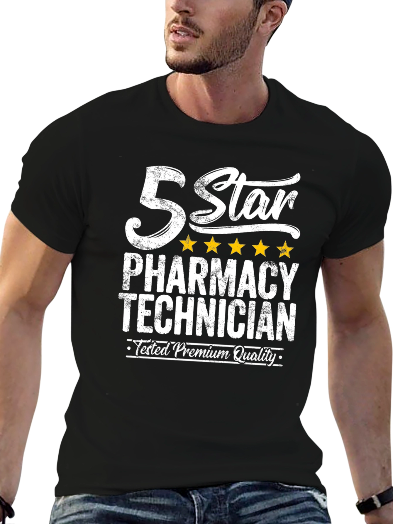 5 Star Pharmacy Technician T-Shirt Premium Quality