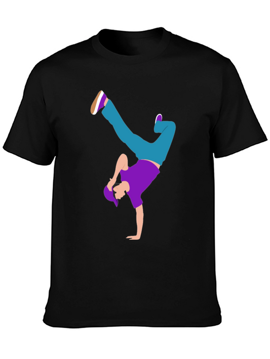 Breakdancer Graphic Tee - Cool Streetwear