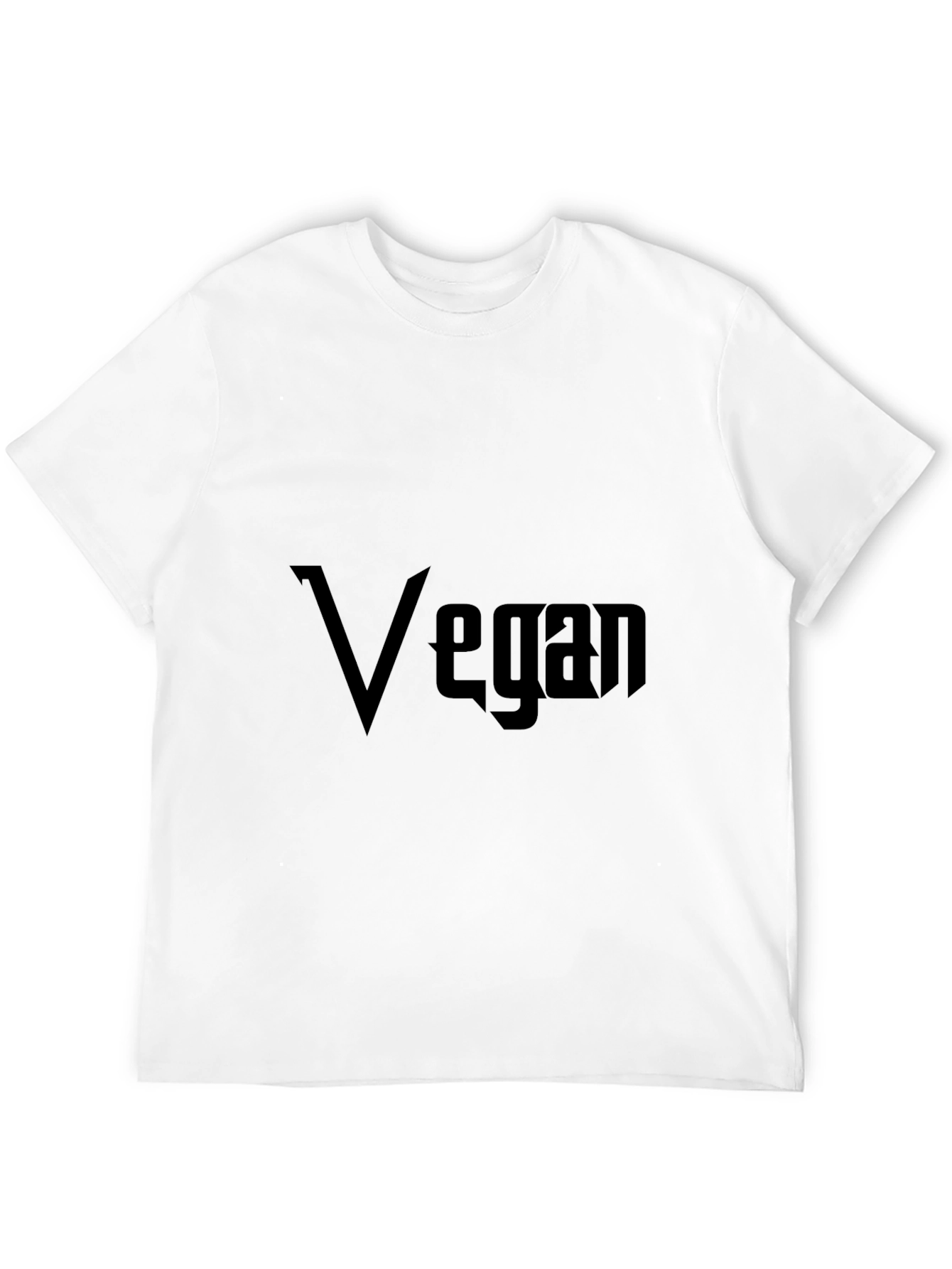 Vegan Graphic Black T-Shirt for Men