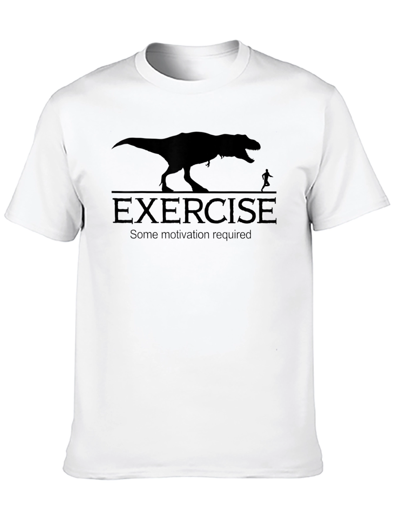 Exercise T-Shirt: Dinosaur Motivation Graphic Tee