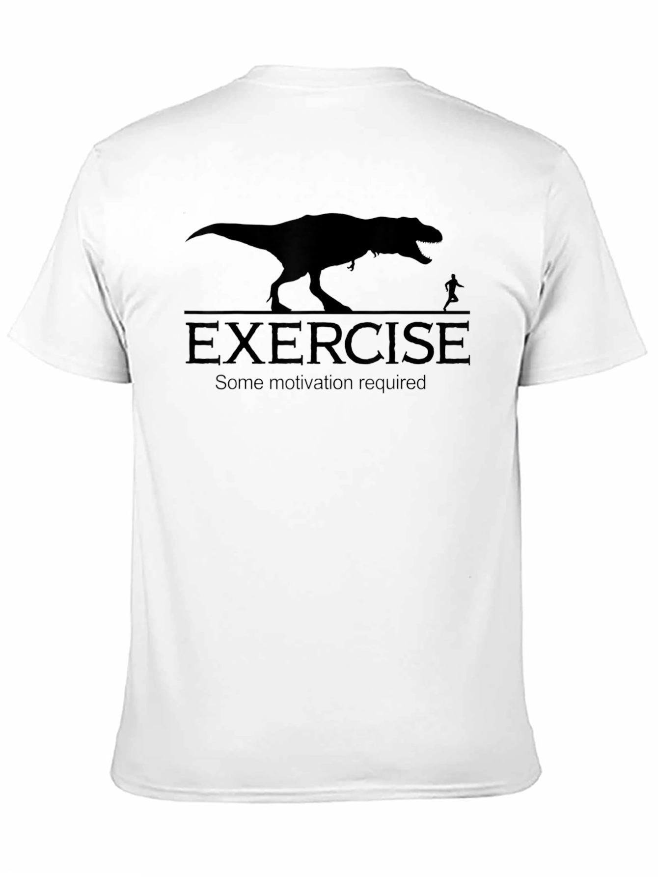 Exercise T-Shirt: Dinosaur Motivation Graphic Tee