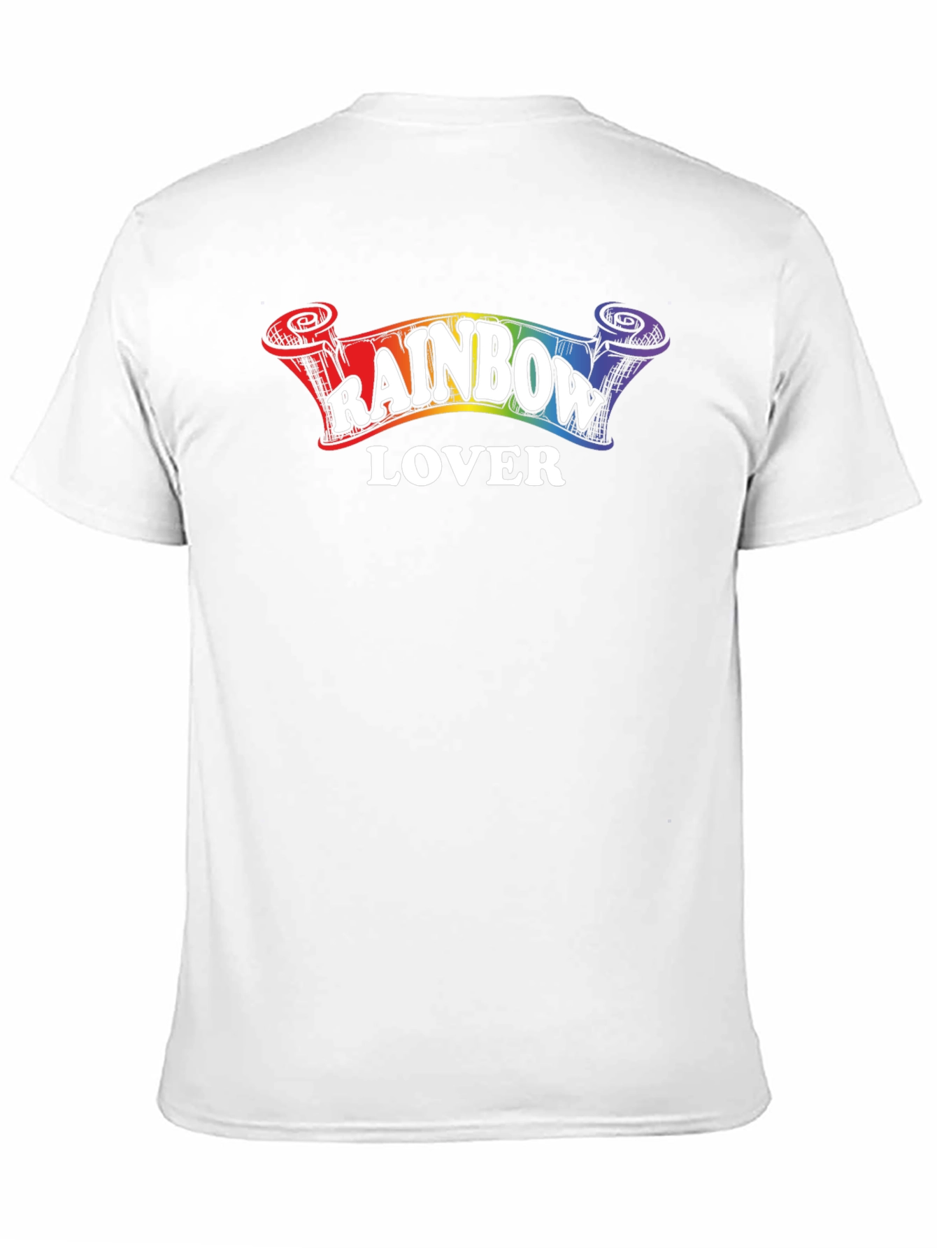 Rainbow Lover Graphic Tee - Unisex Black T-Shirt