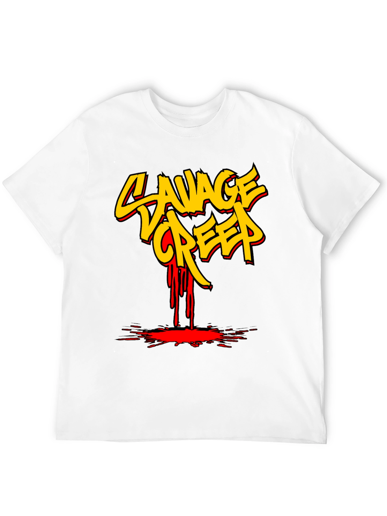 Savage Creep Graphic Tee - Bold Streetwear