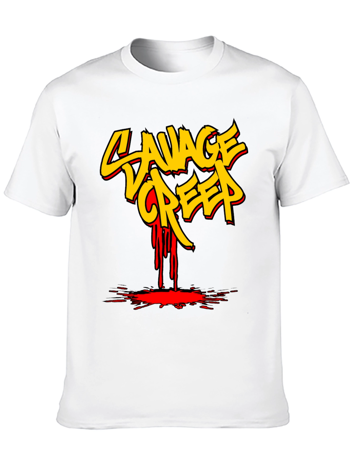 Savage Creep Graphic Tee - Bold Streetwear