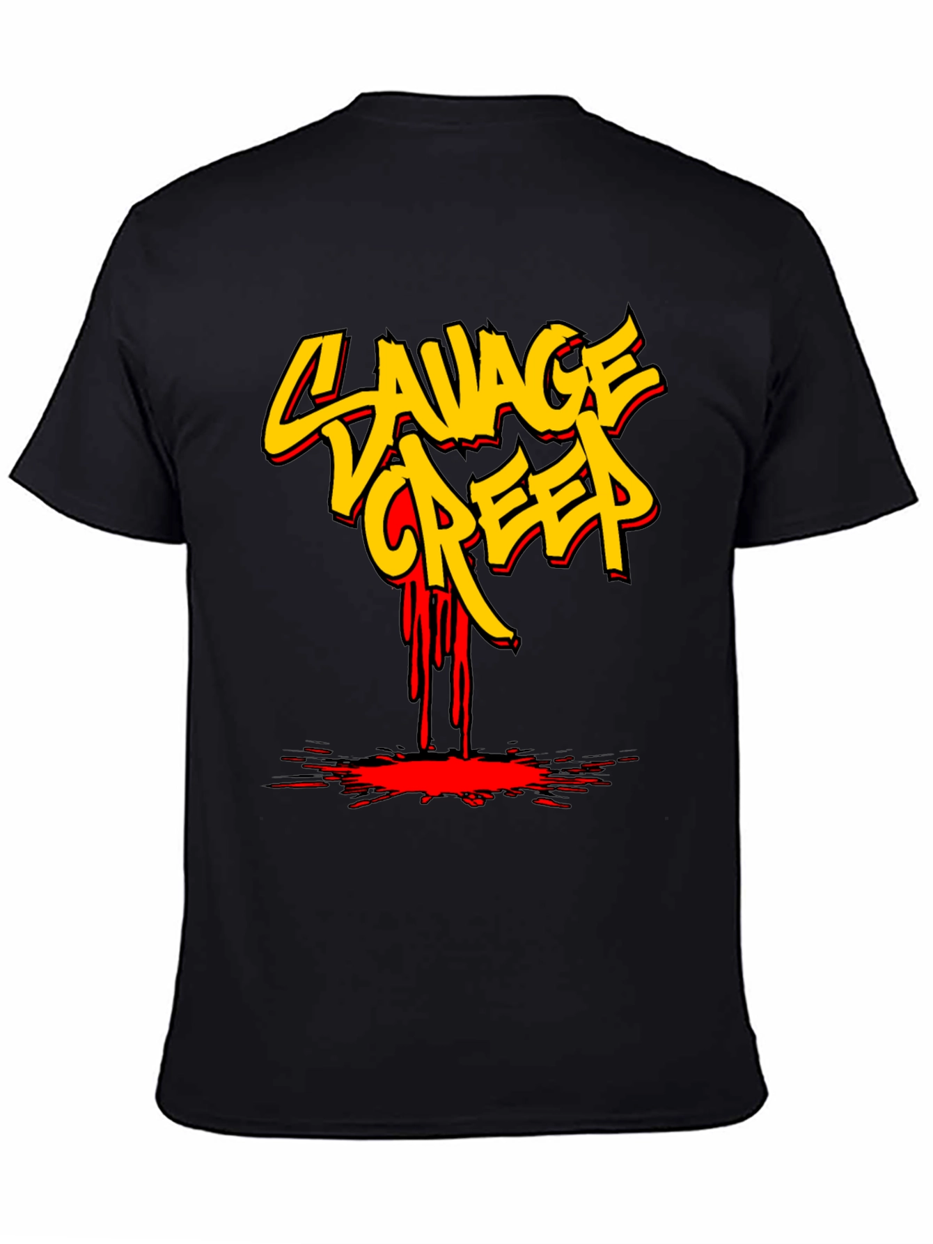 Savage Creep Graphic Tee - Bold Streetwear