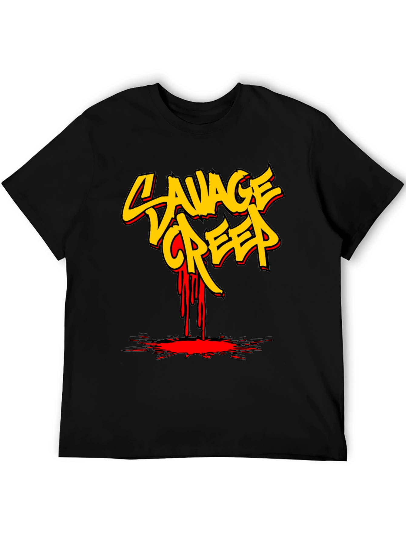 Savage Creep Graphic Tee - Bold Streetwear