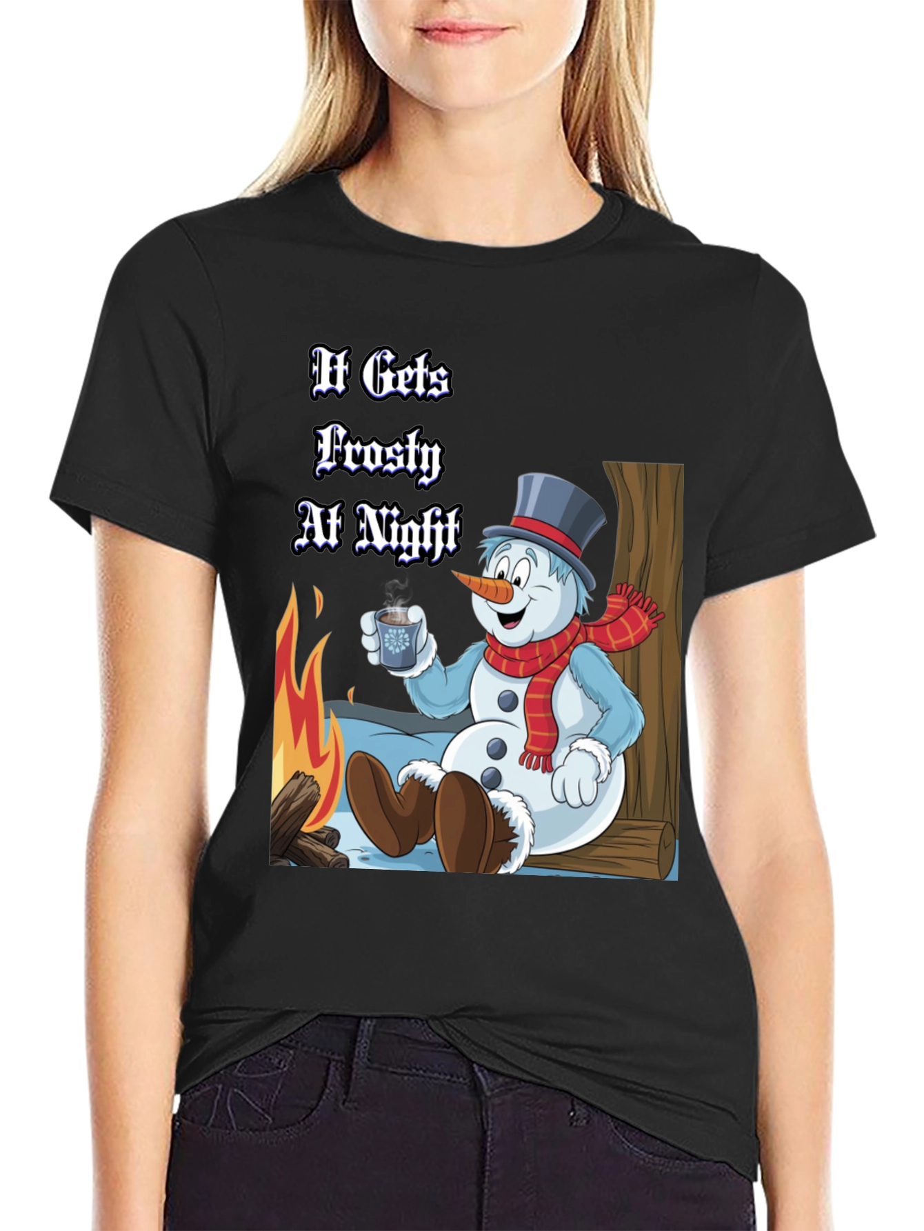 Frosty Night Holiday T-Shirt