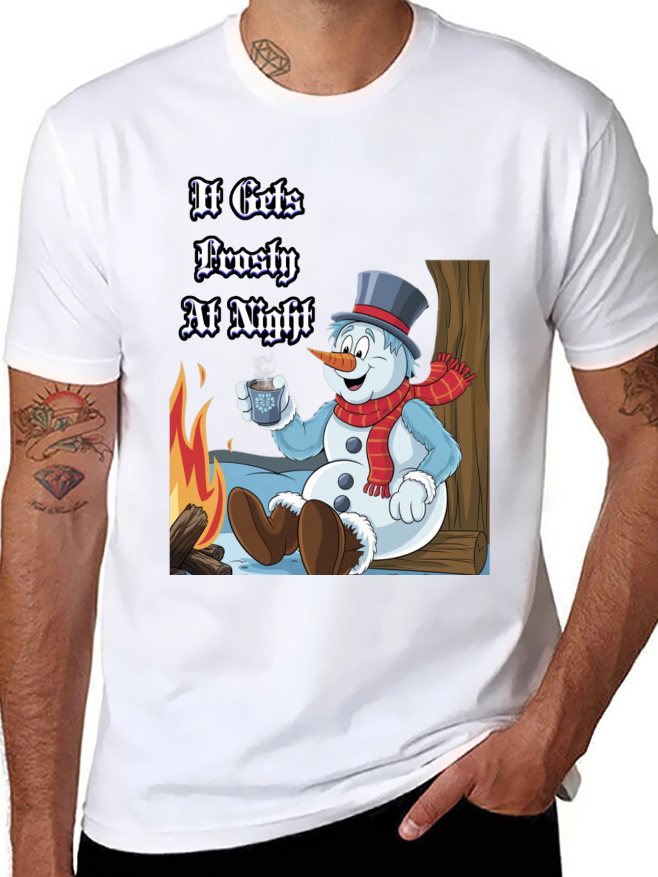 Frosty Night Holiday T-Shirt