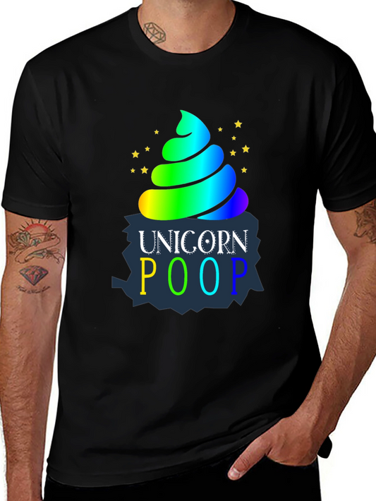 Unicorn Poop Graphic Tee - Fun & Colorful!