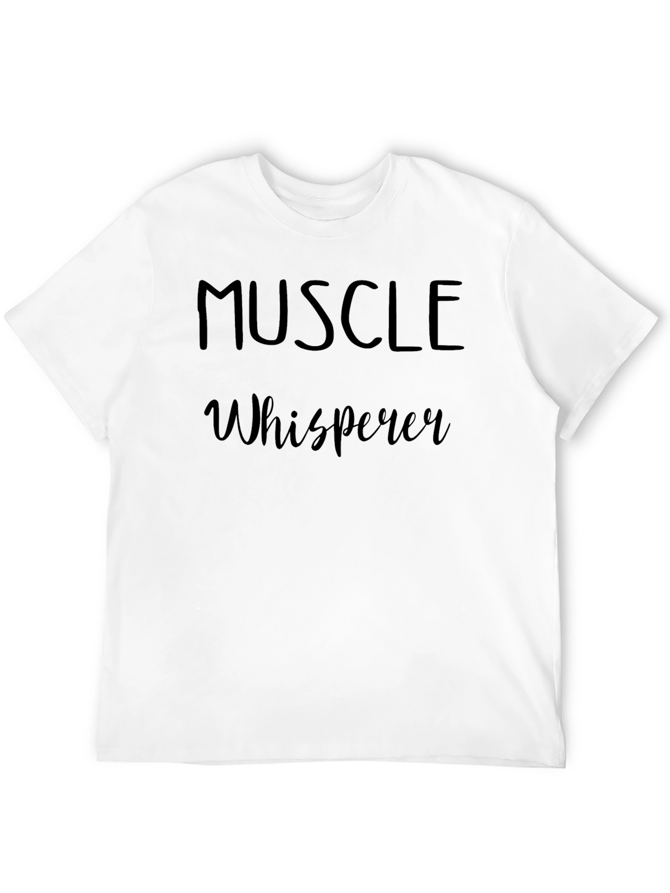 Muscle Whisperer Black T-Shirt