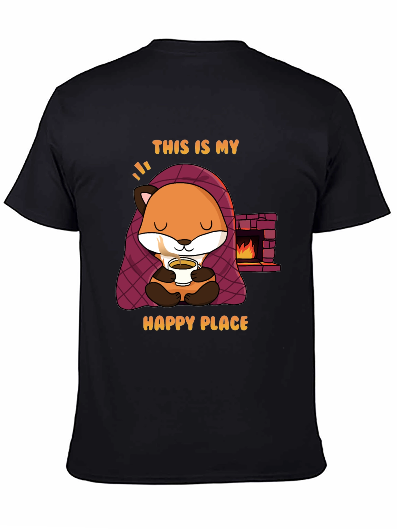Cozy Fox T-Shirt - Happy Place Design