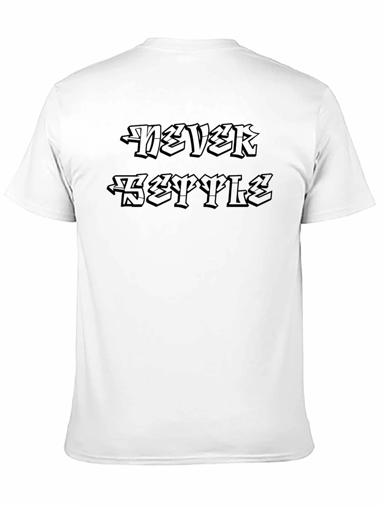Never Settle Graphic T-Shirt - Black