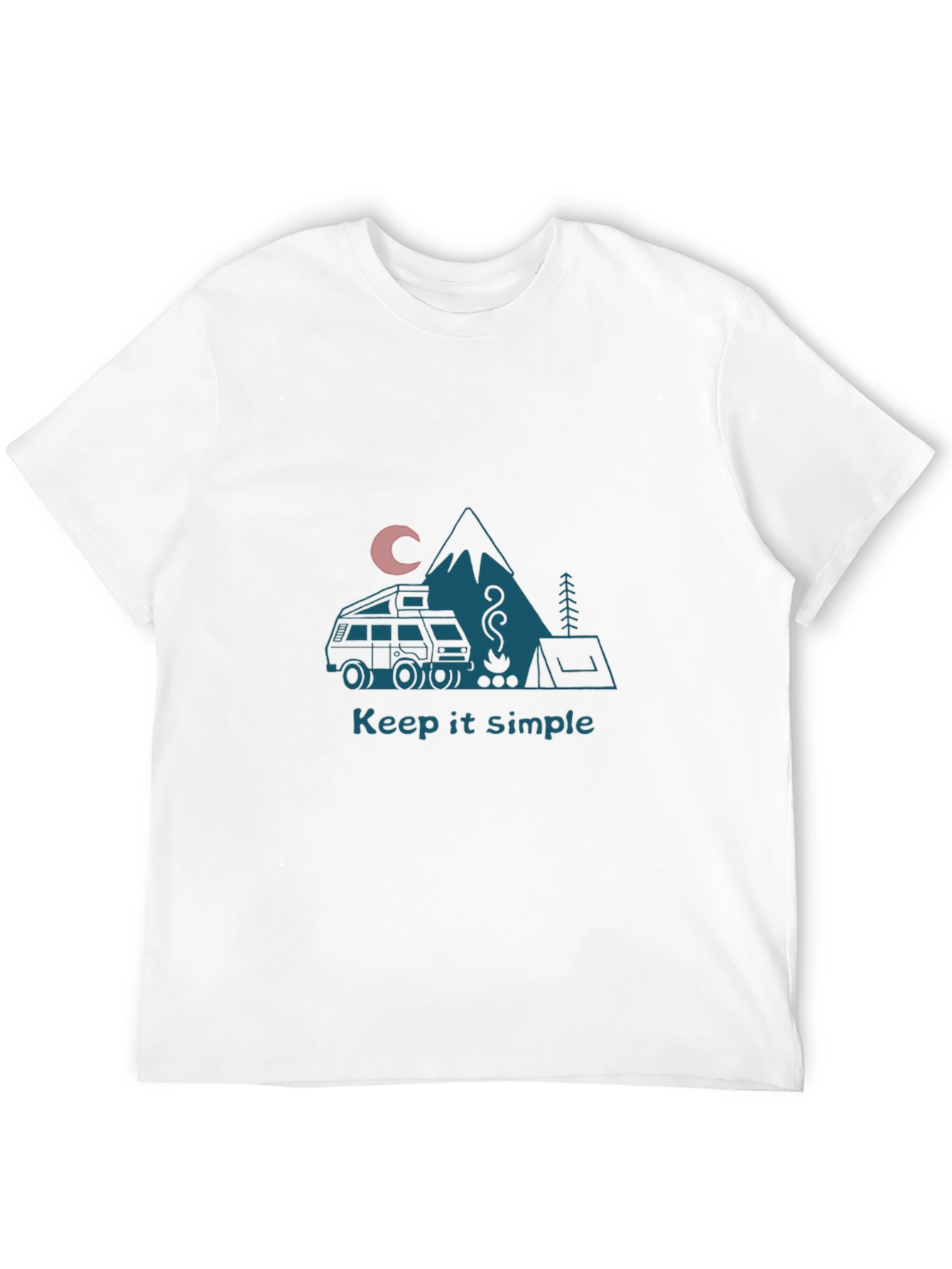 Keep It Simple Camping Graphic Tee